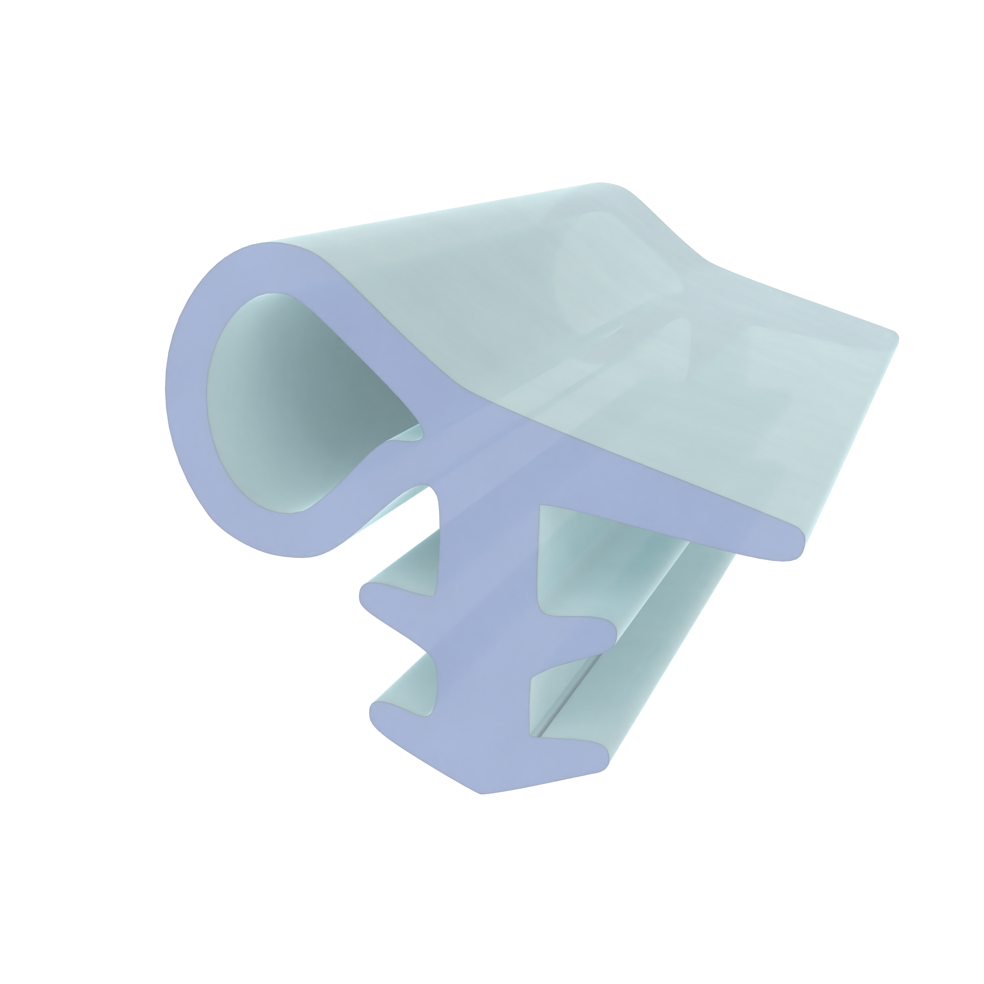 Zimmertürdichtung für Haustüren | 12 mm Breite | Farbe: transparent