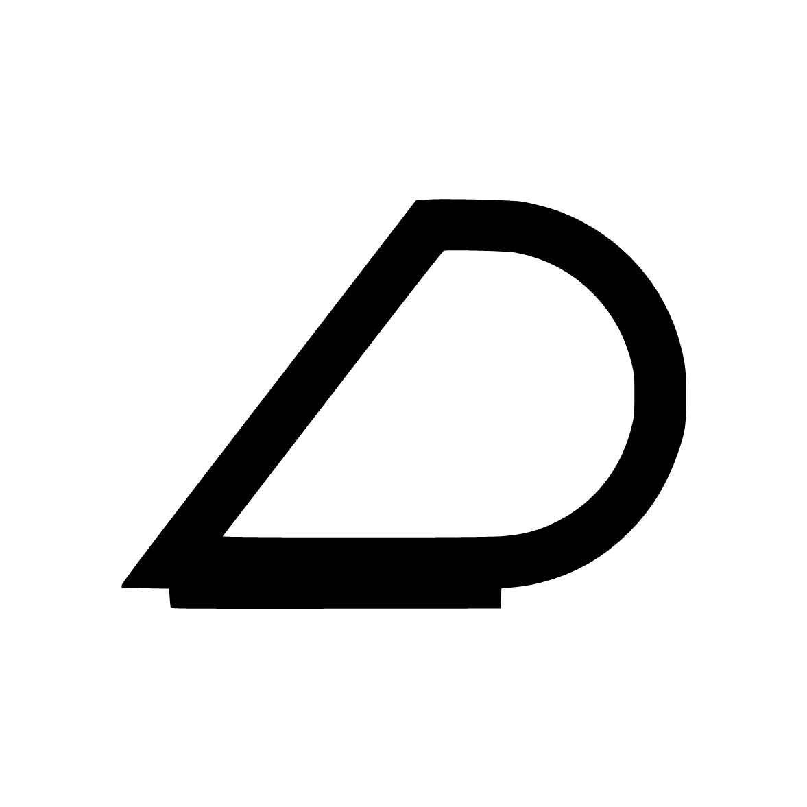 Türdichtung selbstklebend - Klebedichtung mit Tropfen-Profil | Spaltbreite: 1 – 6 mm | Farbe: schwarz