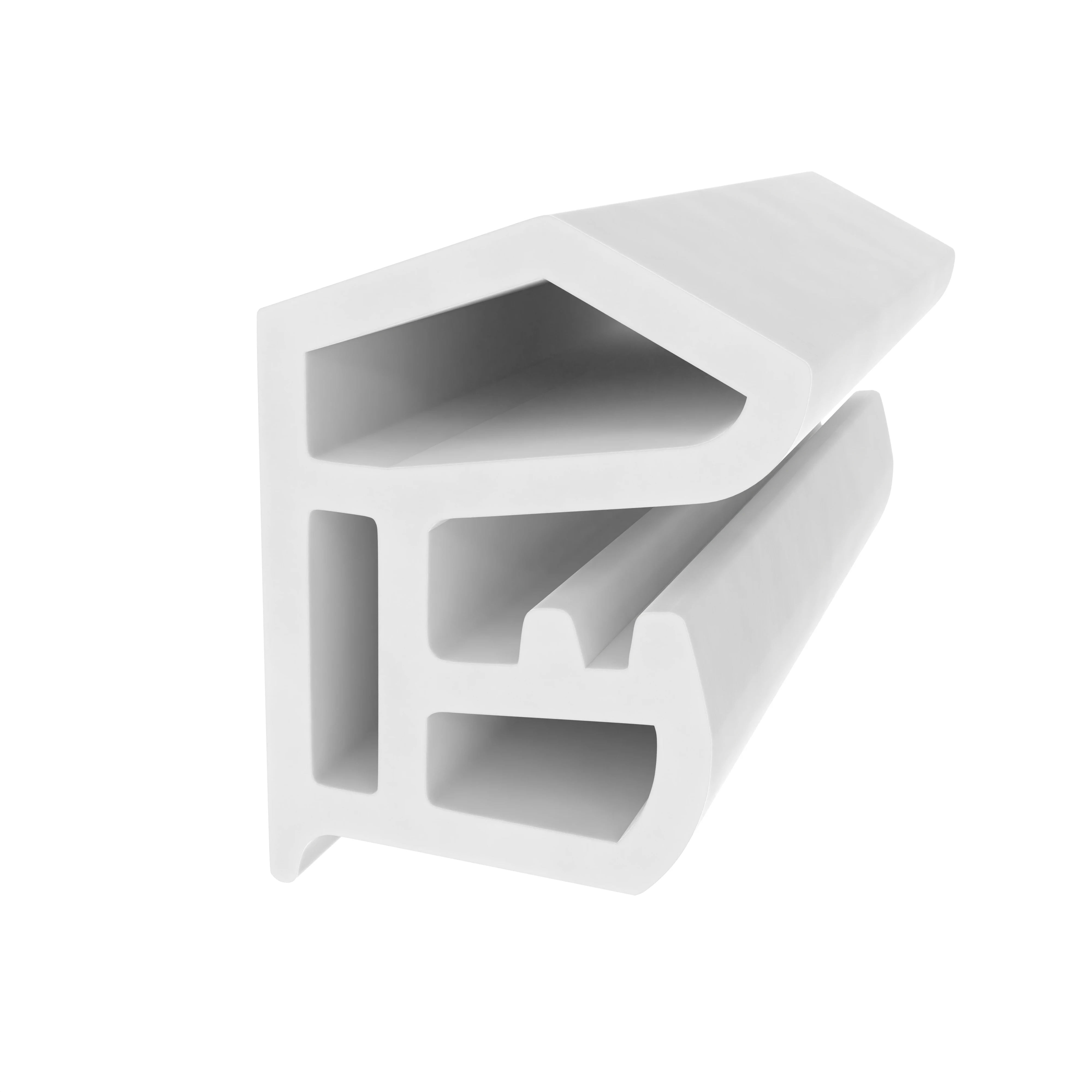 Stahlzargendichtung für Stahlprofile | 15,5 mm Breite | Farbe: weiß