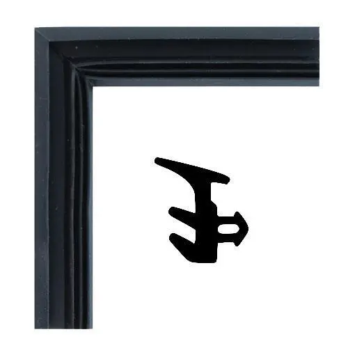 Dichtungsecke für Verglasungsdichtung F1980 | Farbe: schwarz