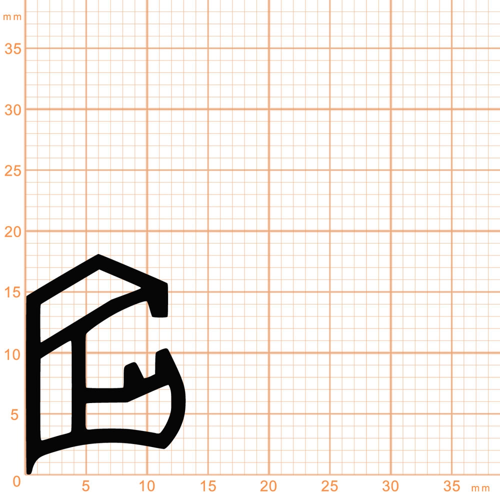 Türrahmen Dichtung - Stahlzargendichtung für Stahltüren | 18 mm Höhe | Farbe: weiß