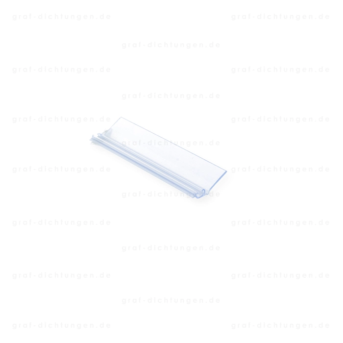 Senkrecht - Duschdichtung für Geo Spezial Duschkabinen | 6 mm Höhe | Farbe: transparent