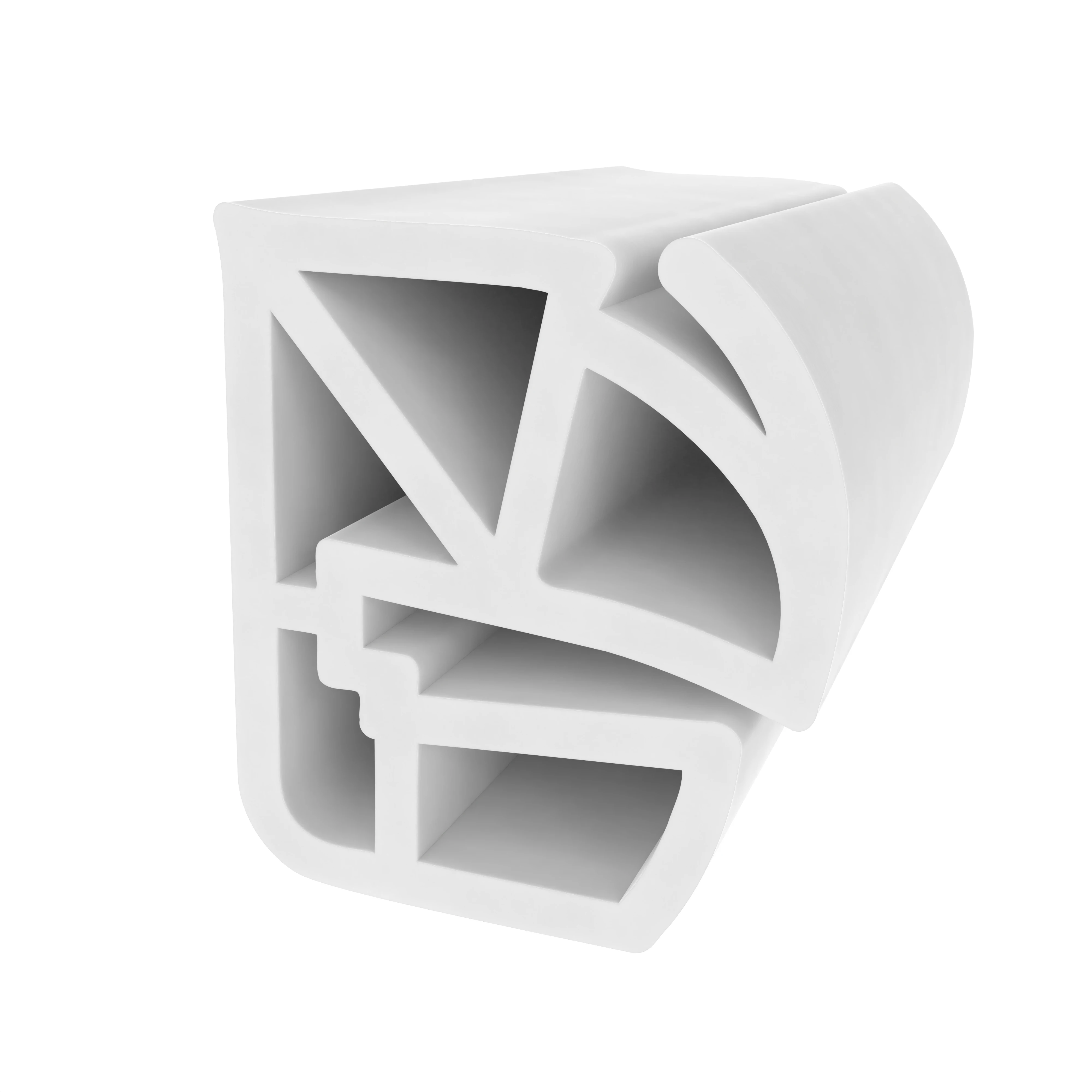 Stahlzargendichtung für Stahltüren | 21 mm Höhe | Farbe: weiß Stahlzargendichtung für Stahltüren | 21 mm Höhe | Farbe: weiß