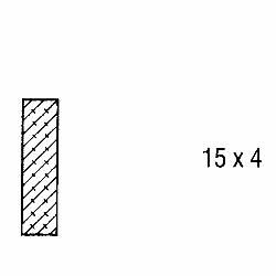 Moosgummi - Moosgummidichtung vierkant | 15 mm Höhe | Farbe: grau