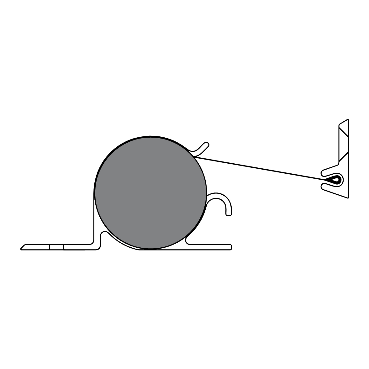 Fingerschutzprofile - Fingerschutz für Rollosysteme | Länge: 1925 mm | Farbe: silber