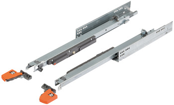 Schubkästen - Unterflurführung | Schubkastenführung: Tip-On | Nennlänge: 380 mm