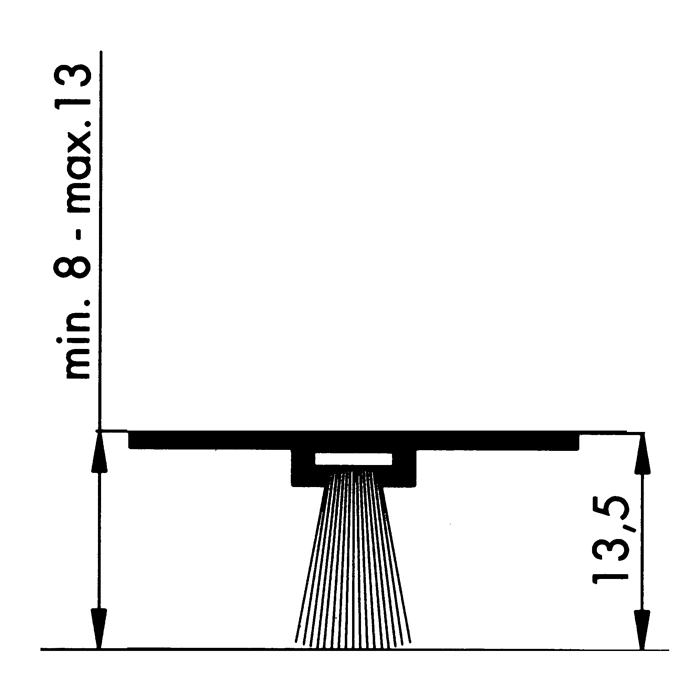 Bürstendichtungen - Bürstendichtung für Türen | Breite: 27 mm | Farbe: Alu-werkblank