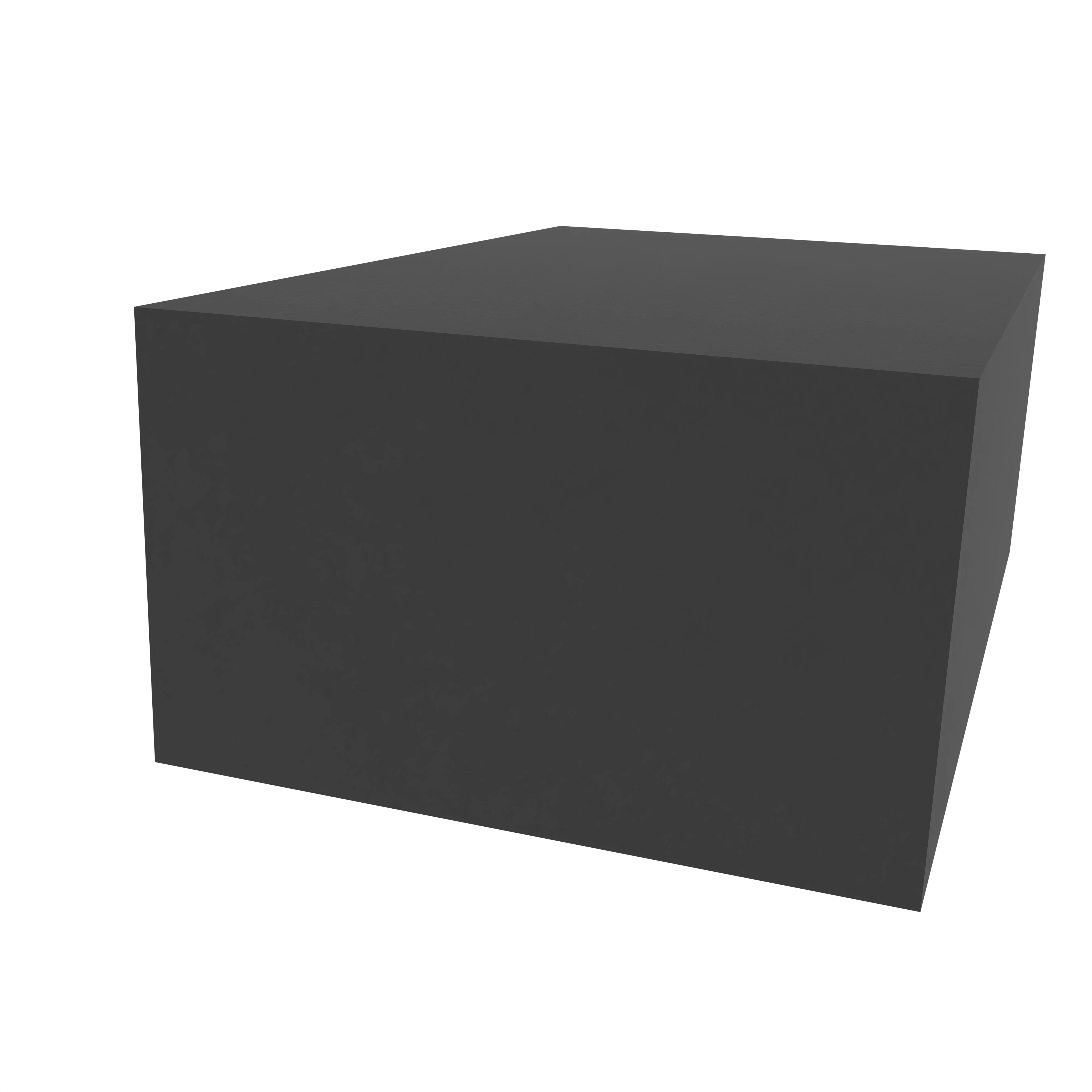 Moosgummi - Moosgummidichtung vierkant | 50 mm Breite | Farbe: schwarz