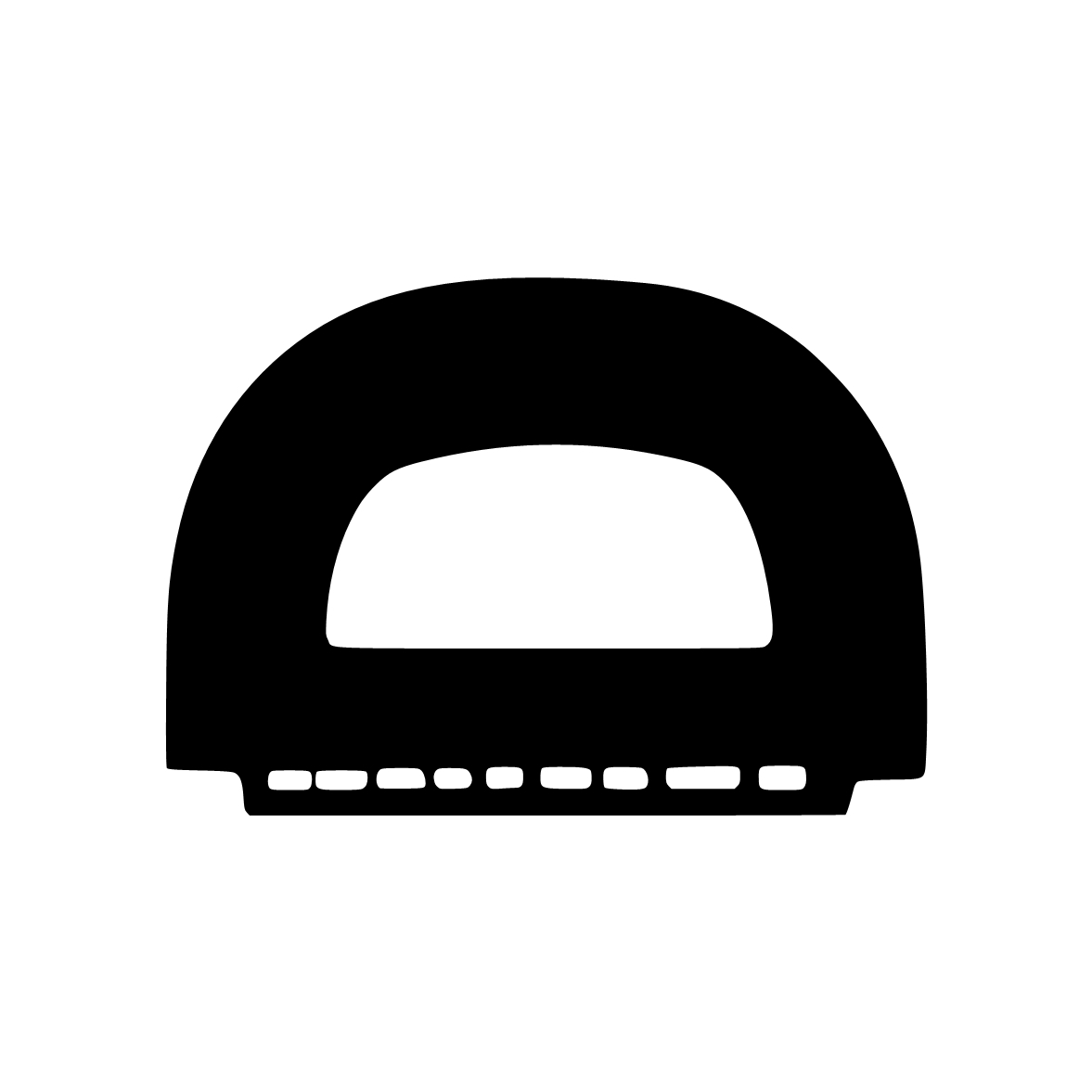 Türdichtung selbstklebend - Klebedichtung mit D-Profil | Spaltbreite: 4 – 6 mm | Farbe: braun