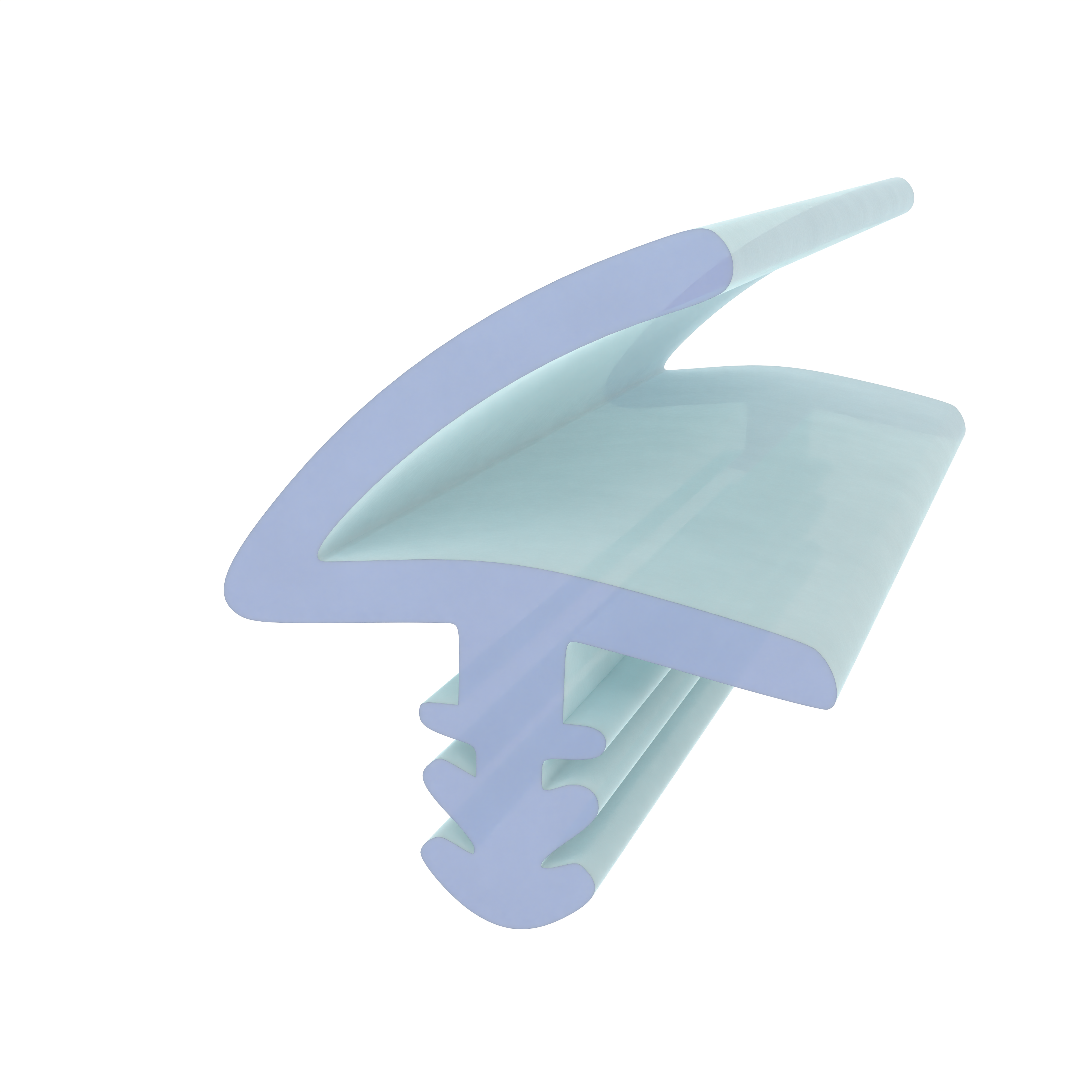 Türrahmen Dichtung - Holzzargendichtung für Zimmertüren | 2,8 mm Nut | Farbe: transparent