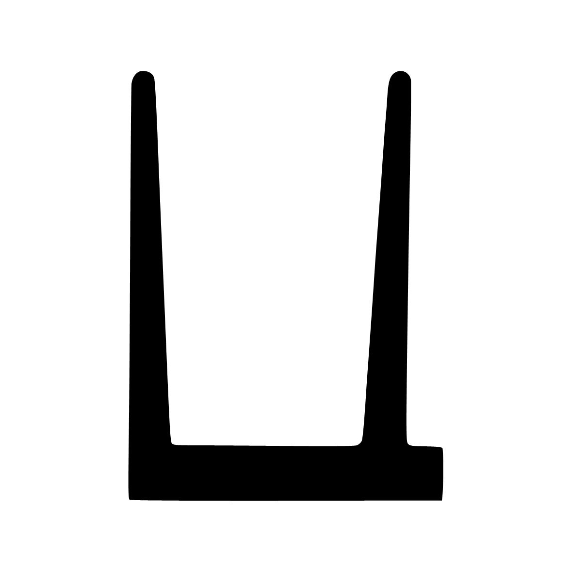 Holzzargendichtung für Haustüren | 15 mm Höhe | Farbe: grau