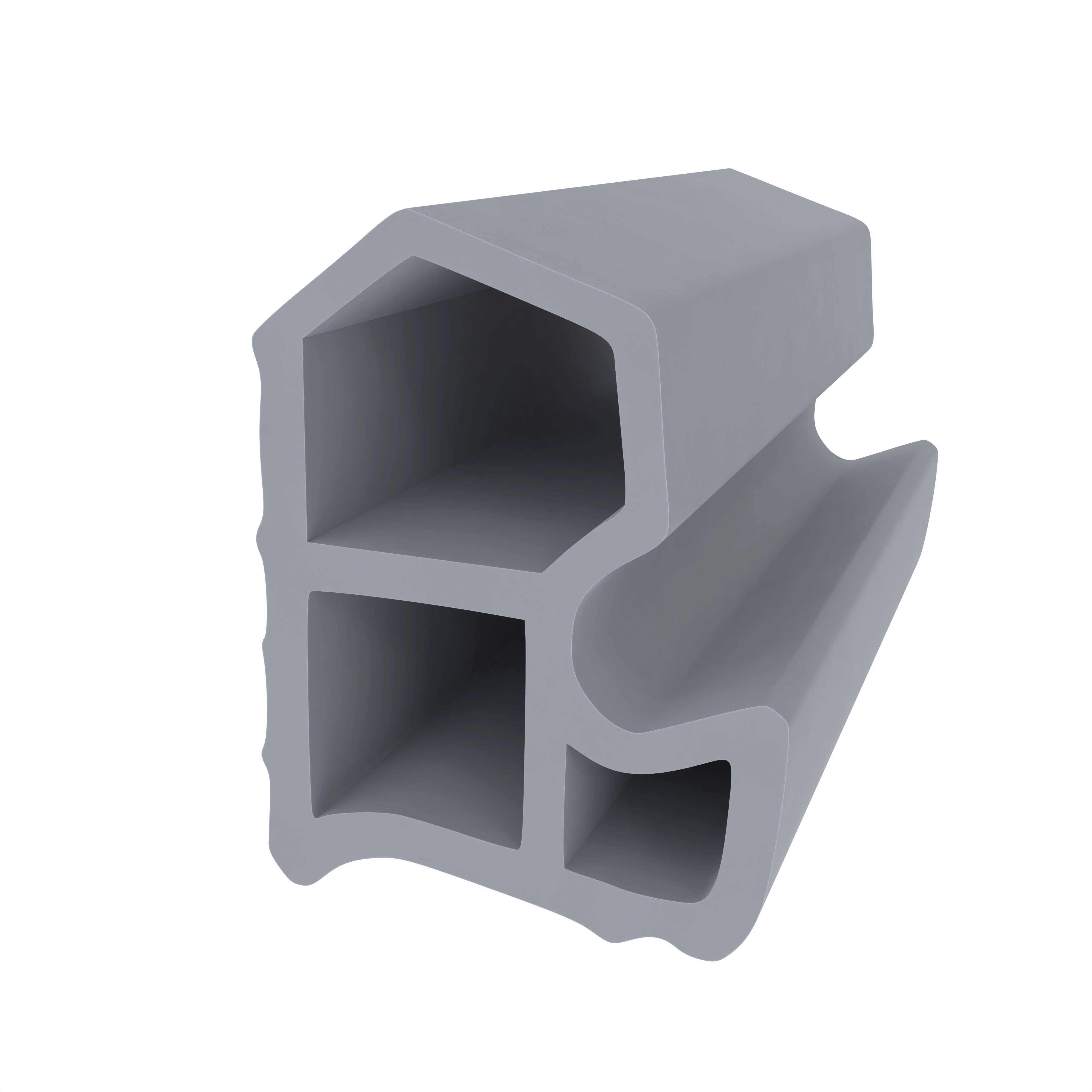 Stahlzargendichtung für Stahlzargen | 13 mm Breite | Farbe: grau