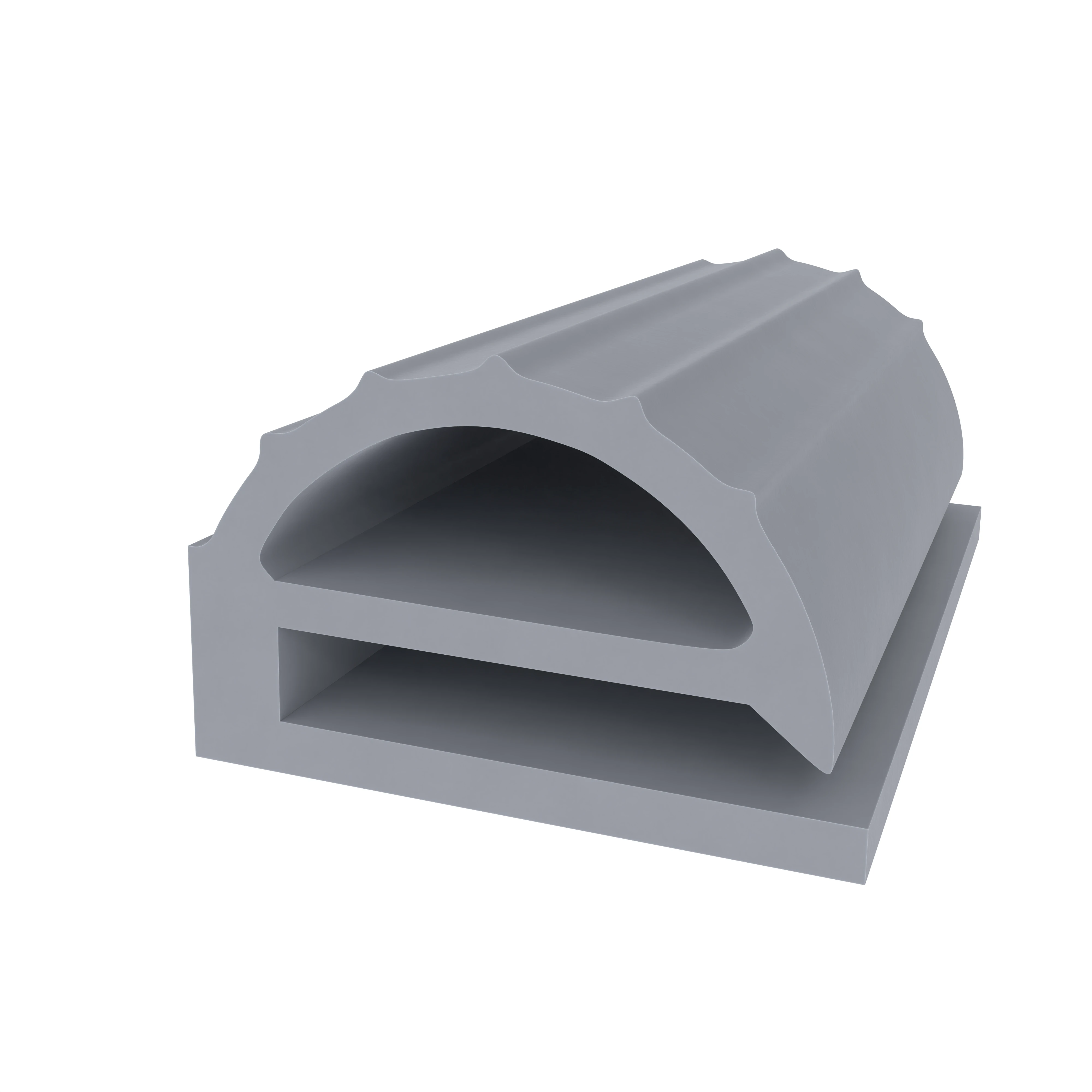 Kühlschrankdichtung für Bosch und Wurlizer | 12 mm Höhe | Farbe: grau