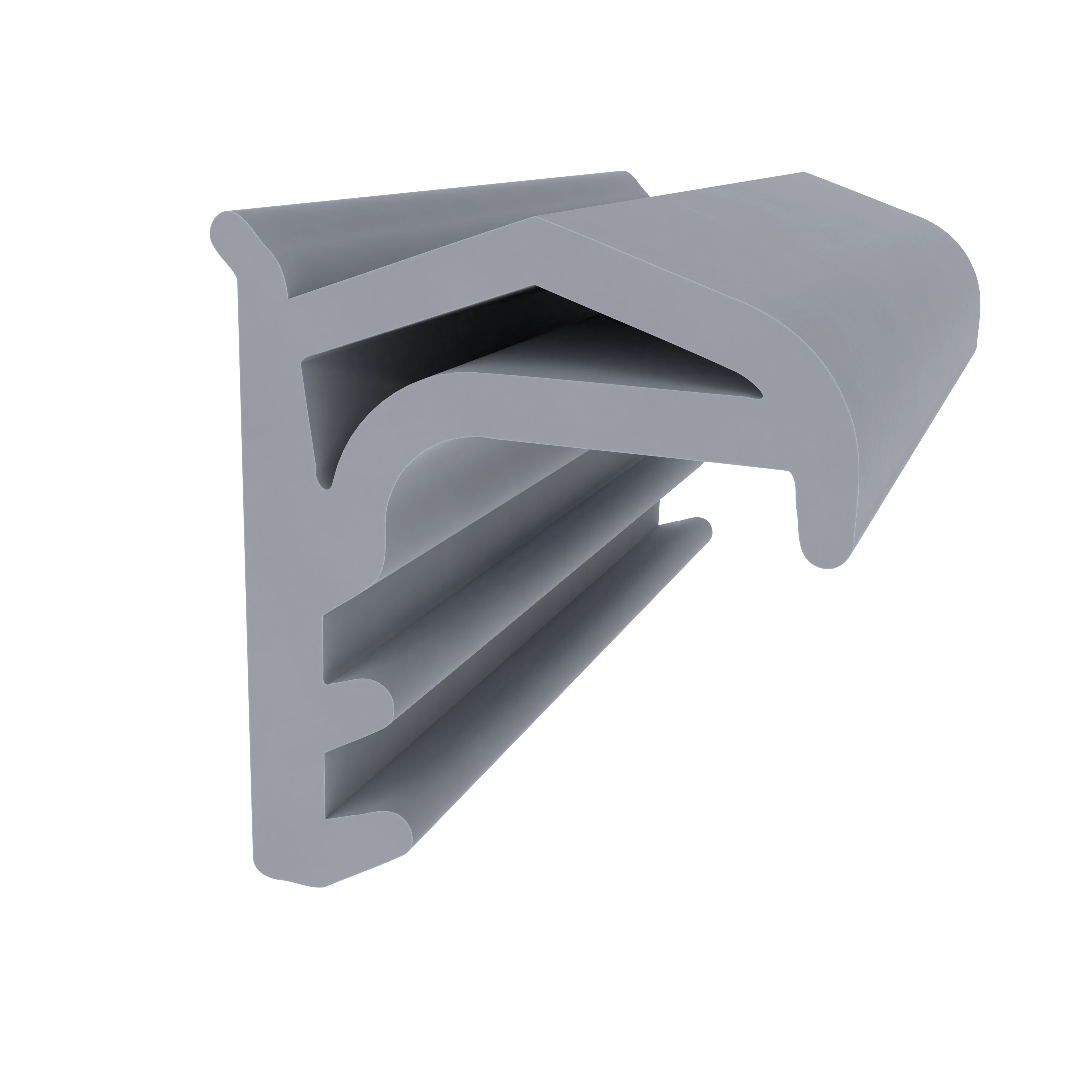 Stahlzargendichtung für Stahltüren | 16 mm Breite | Farbe: grau