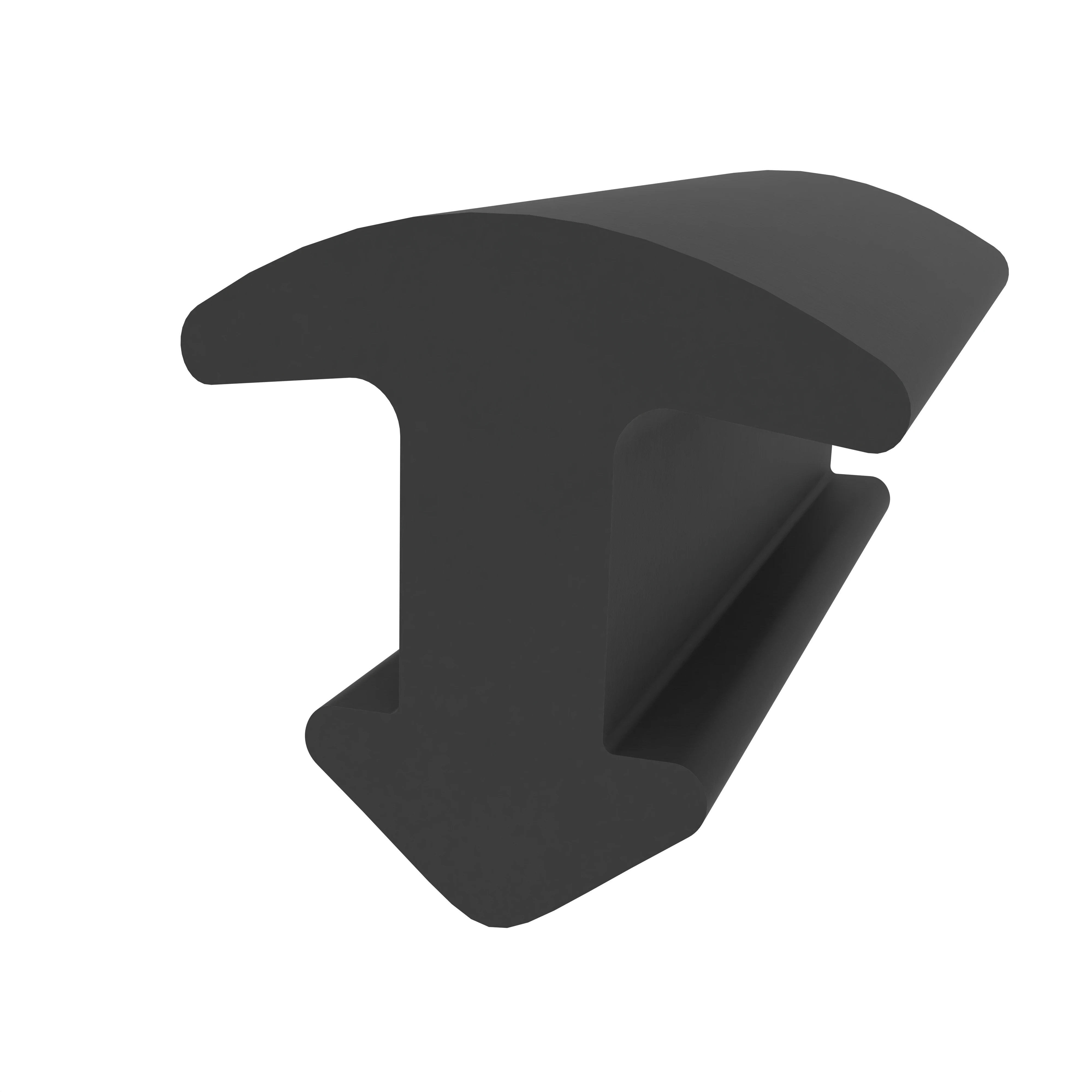 Treppenstufendichtung | Breite: 5,5 mm | Farbe: schwarz