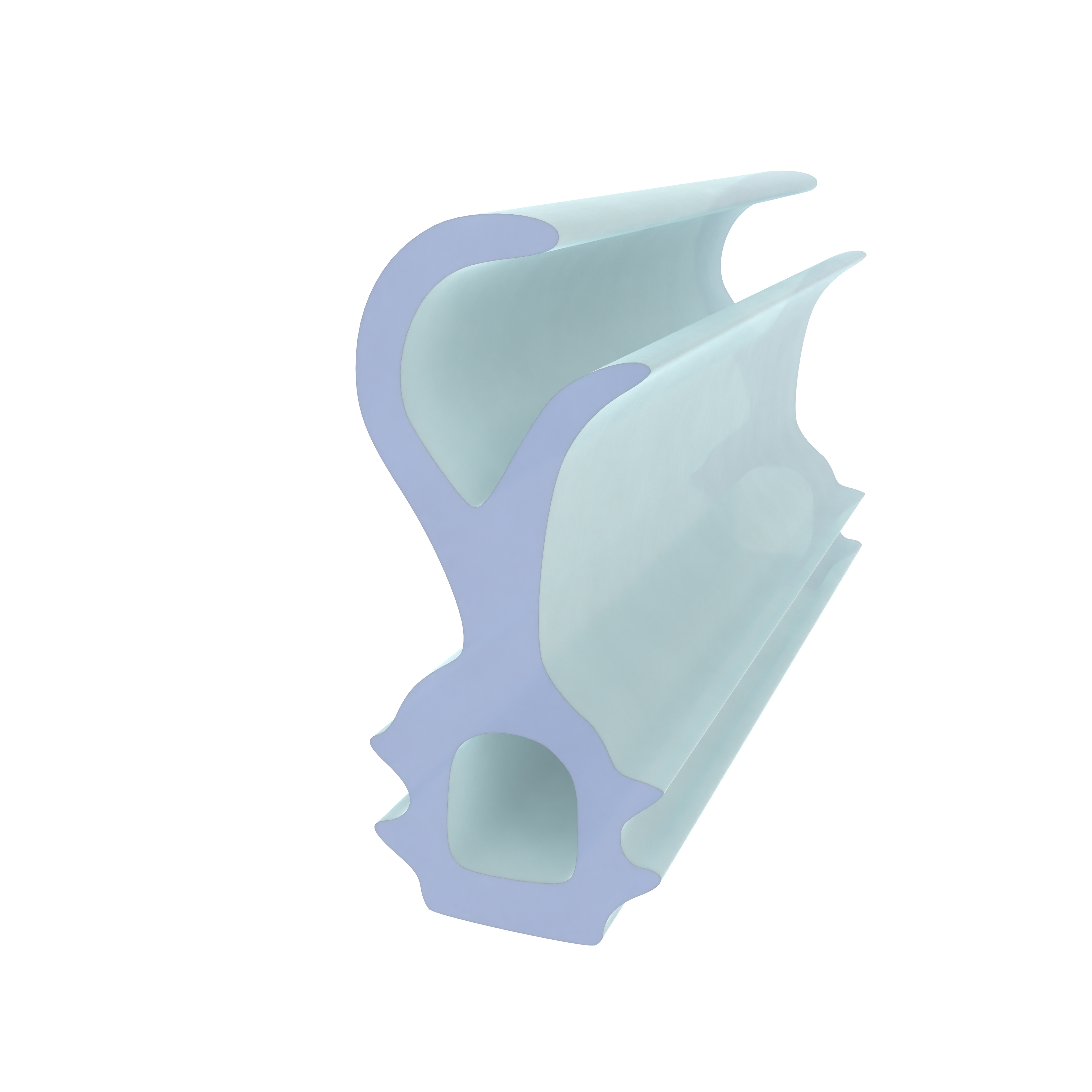 Fensterbankdichtungen - Dichtung für Regenschienen in transparent