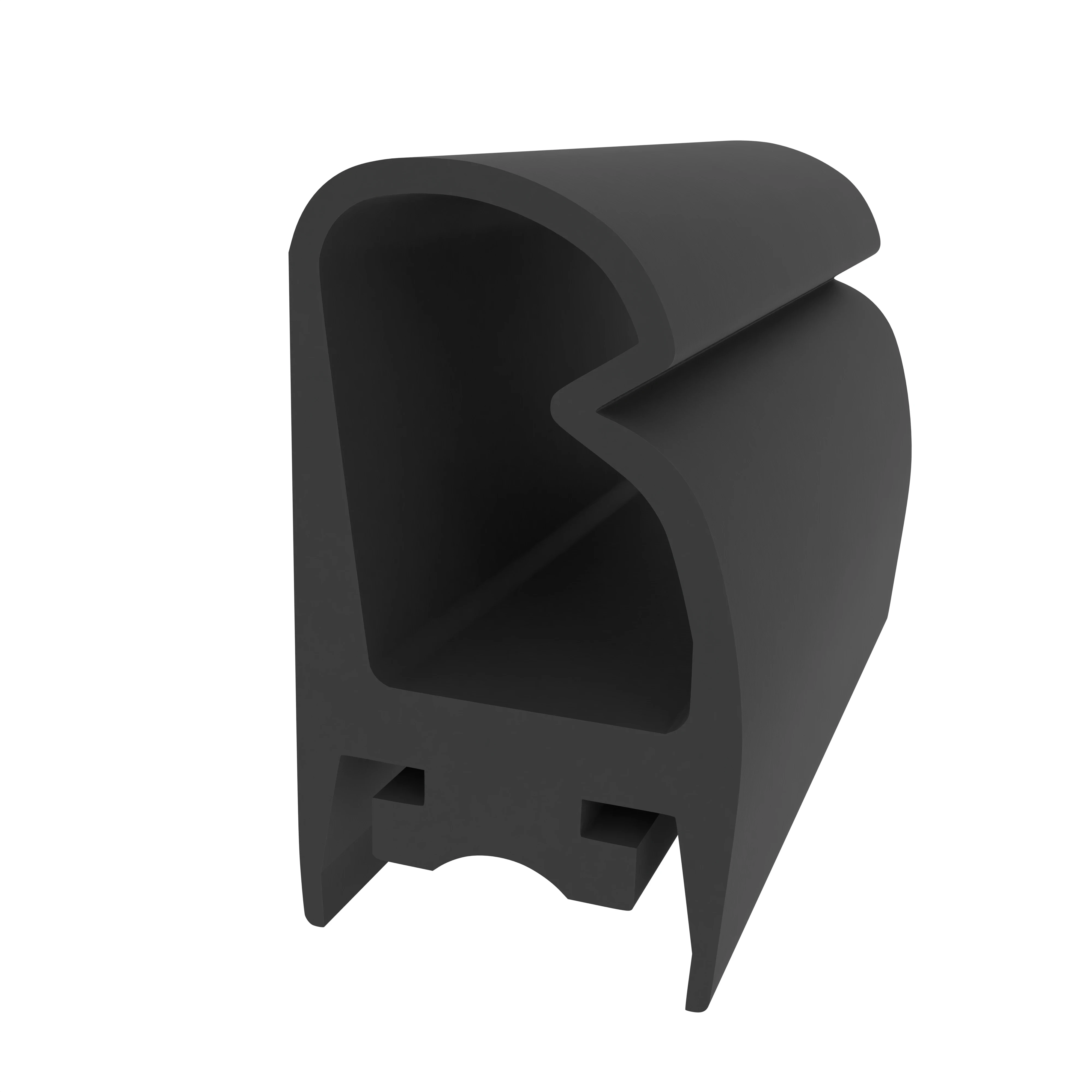 OP-Tür- und Garagentordichtungen - Bodendichtung für Novoferm Sektionaltore (F0691) in schwarz