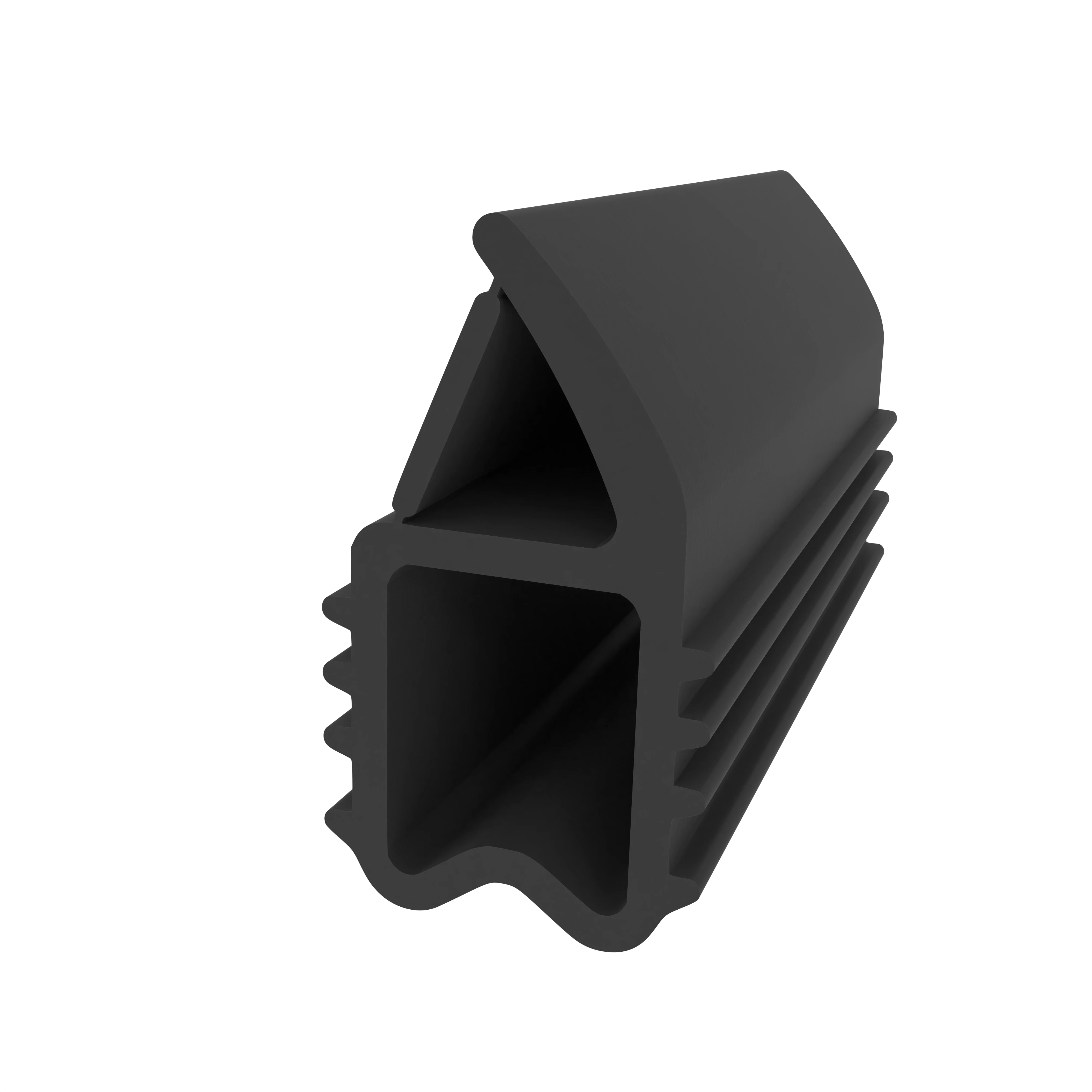 Stahlzargendichtung für Metalltüren | 19 mm Höhe | Farbe: schwarz Stahlzargendichtung für Metalltüren | 19 mm Höhe | Farbe: schwarz