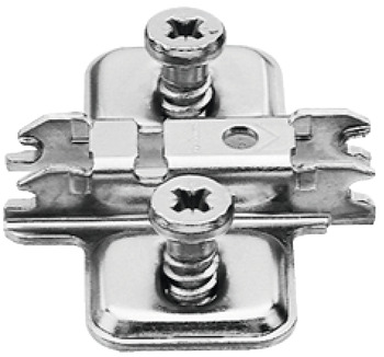 Kreuzmontageplatte von Blum | Modell: 173L8100.21MPL | Distanz: 0 mm