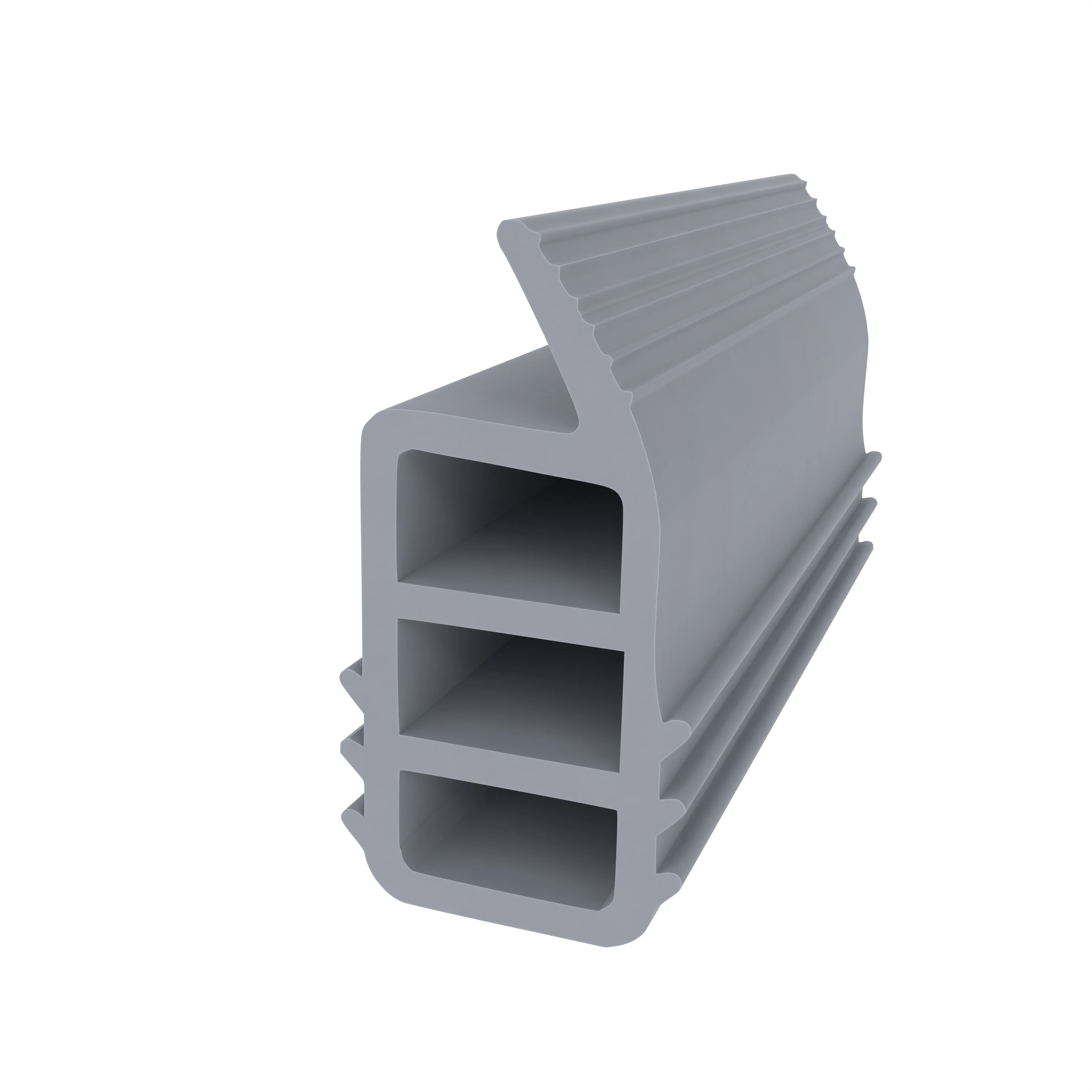 Türrahmen Dichtung - Stahlzargendichtung für Stahlzargen | 11 mm Breite | Farbe: grau