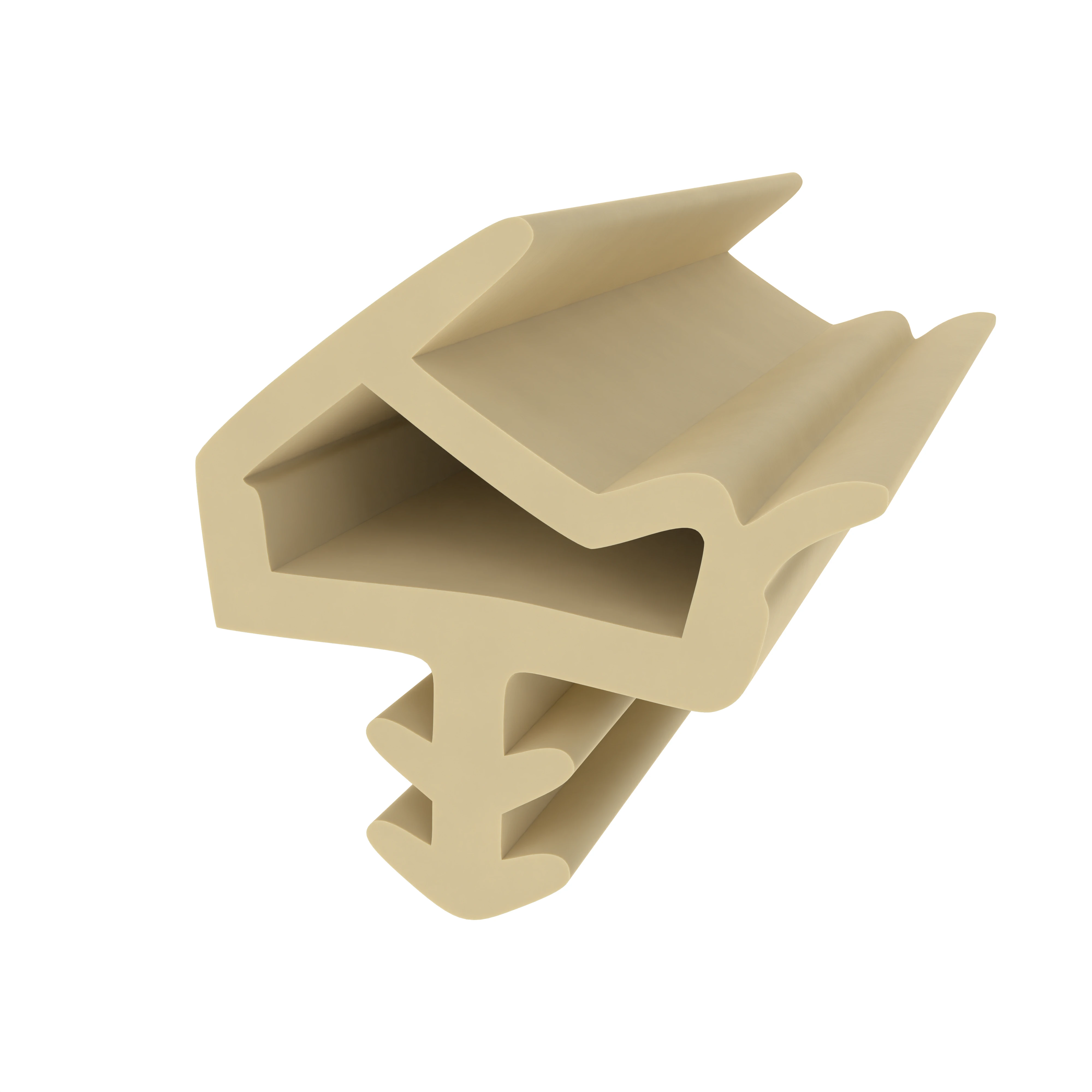 Türrahmen Dichtung - Holzzargendichtung für Zimmertüren | 3,5 mm Nut | Farbe: beige