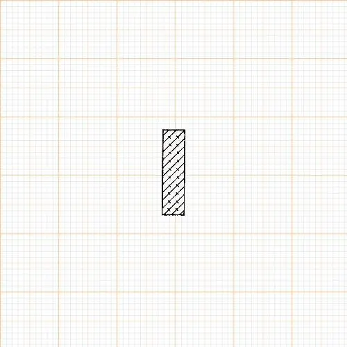 Moosgummi - Moosgummidichtung vierkant | 15 mm Höhe | Farbe: grau