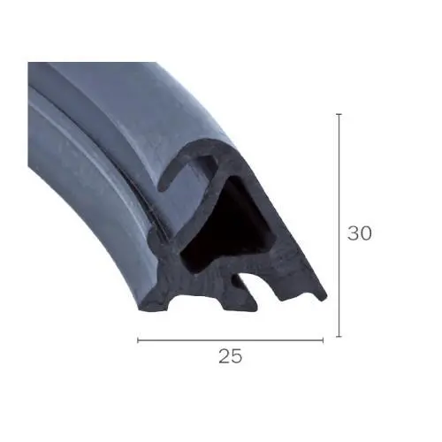Cabrio-Verdeckdichtungen - Verdeckdichtung für Fahrzeuge | Höhe: 30 mm | Farbe: schwarz