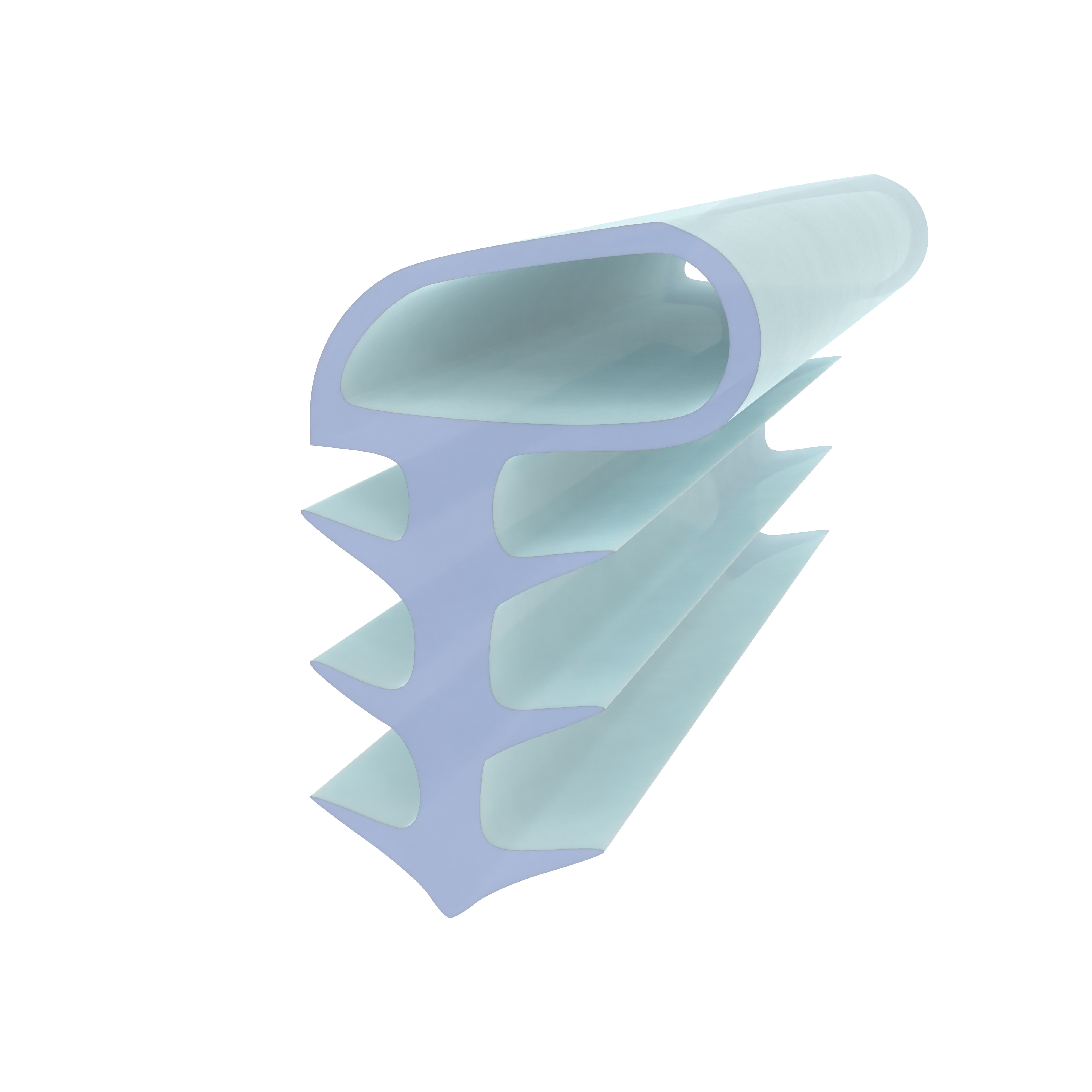 Holzzargendichtung für Haustüren | 8,5 mm Falzbreite | Farbe: transparent