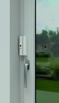 Gebäudeausstattung - Fenster-Zusatzschloss | Modell: Abus FTS 88 | Farbe: weiß