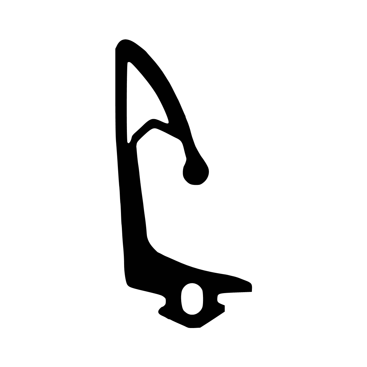 Mitteldichtungen - Mitteldichtung für Metall- und Alufenster | 22 mm Höhe | Farbe: schwarz