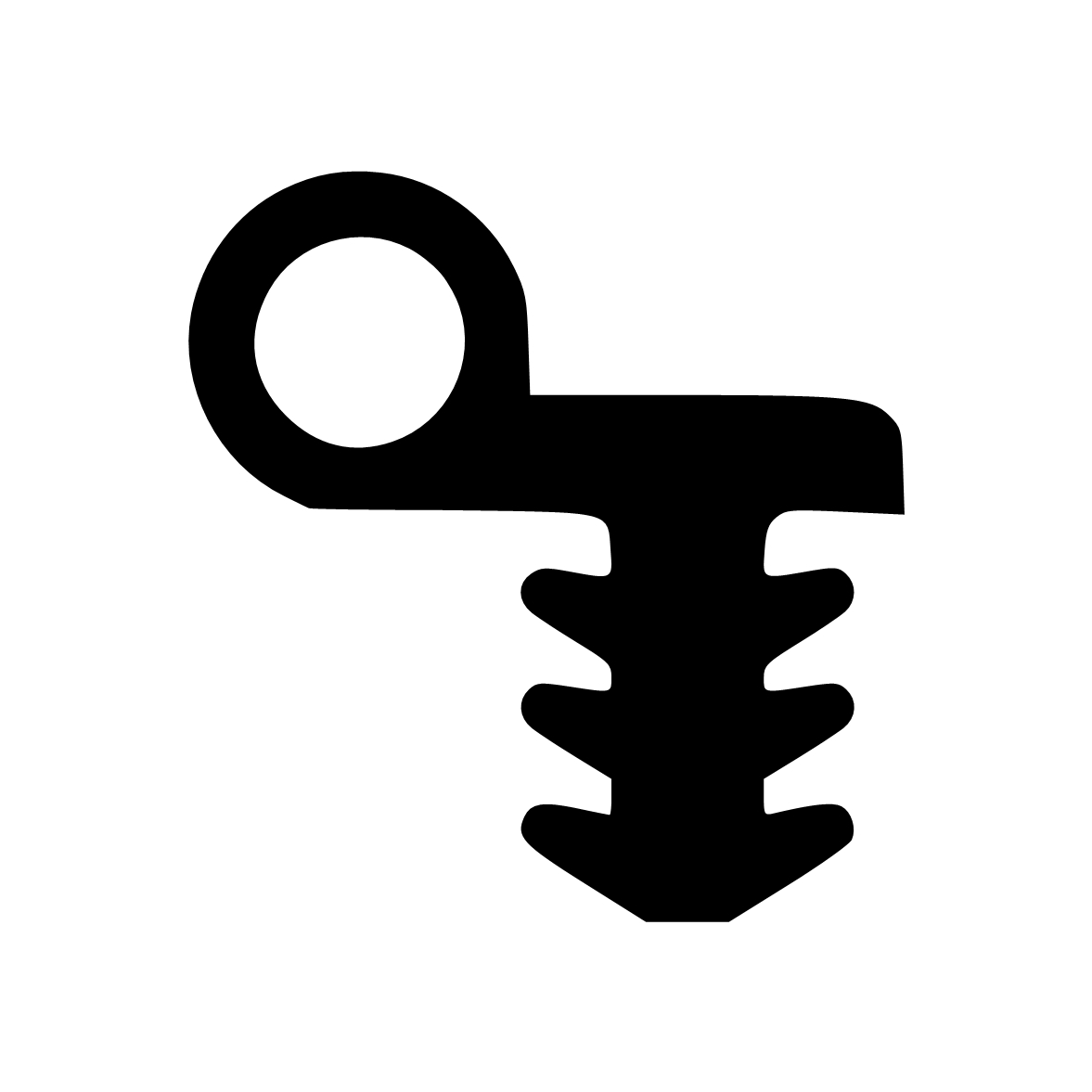 Türrahmen Dichtung - Stahlzargendichtung für Stahltüren | 15 mm Höhe | Farbe: schwarz