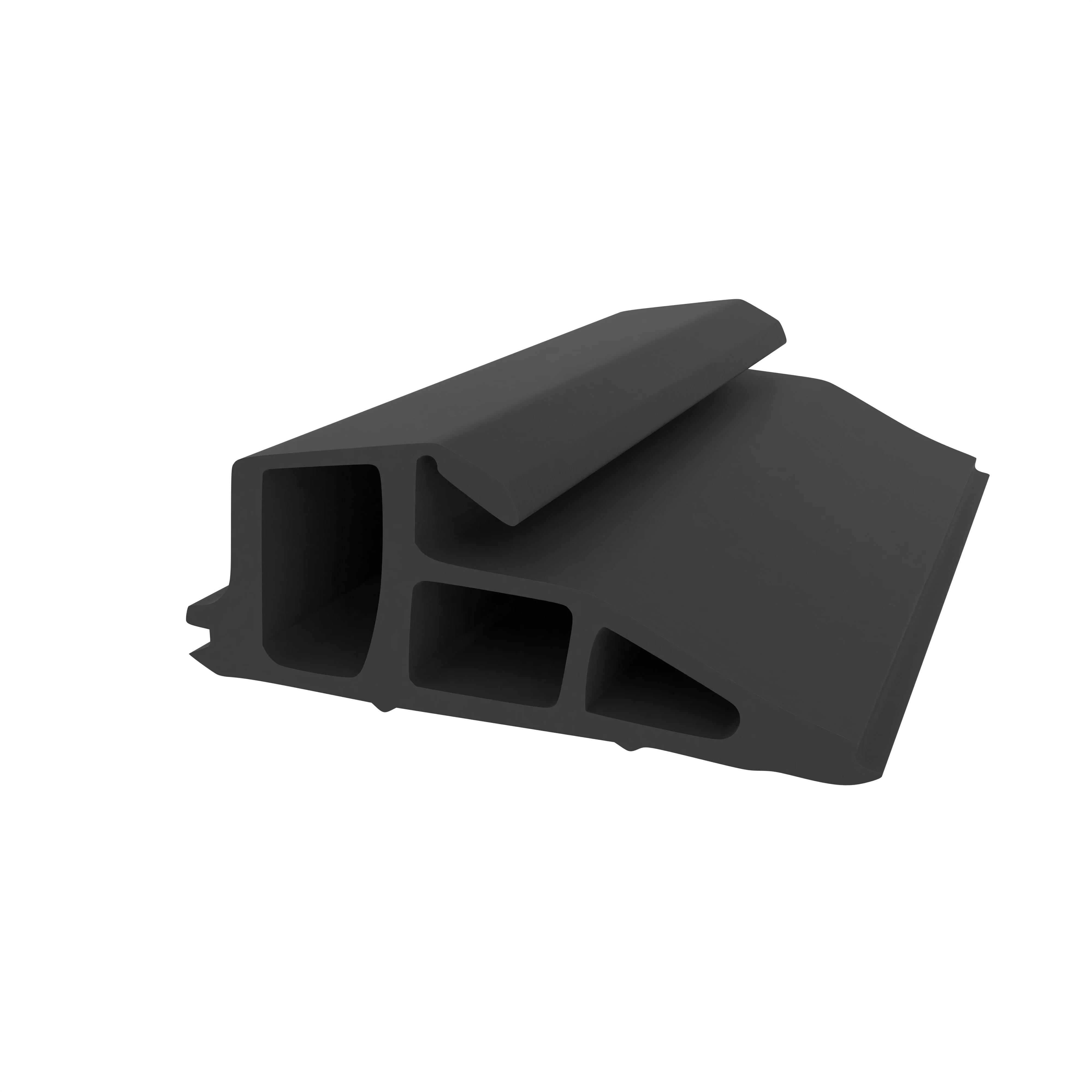 Mitteldichtungen - Mitteldichtung für Metall- und Alufenster | 49 mm Höhe | Farbe: schwarz
