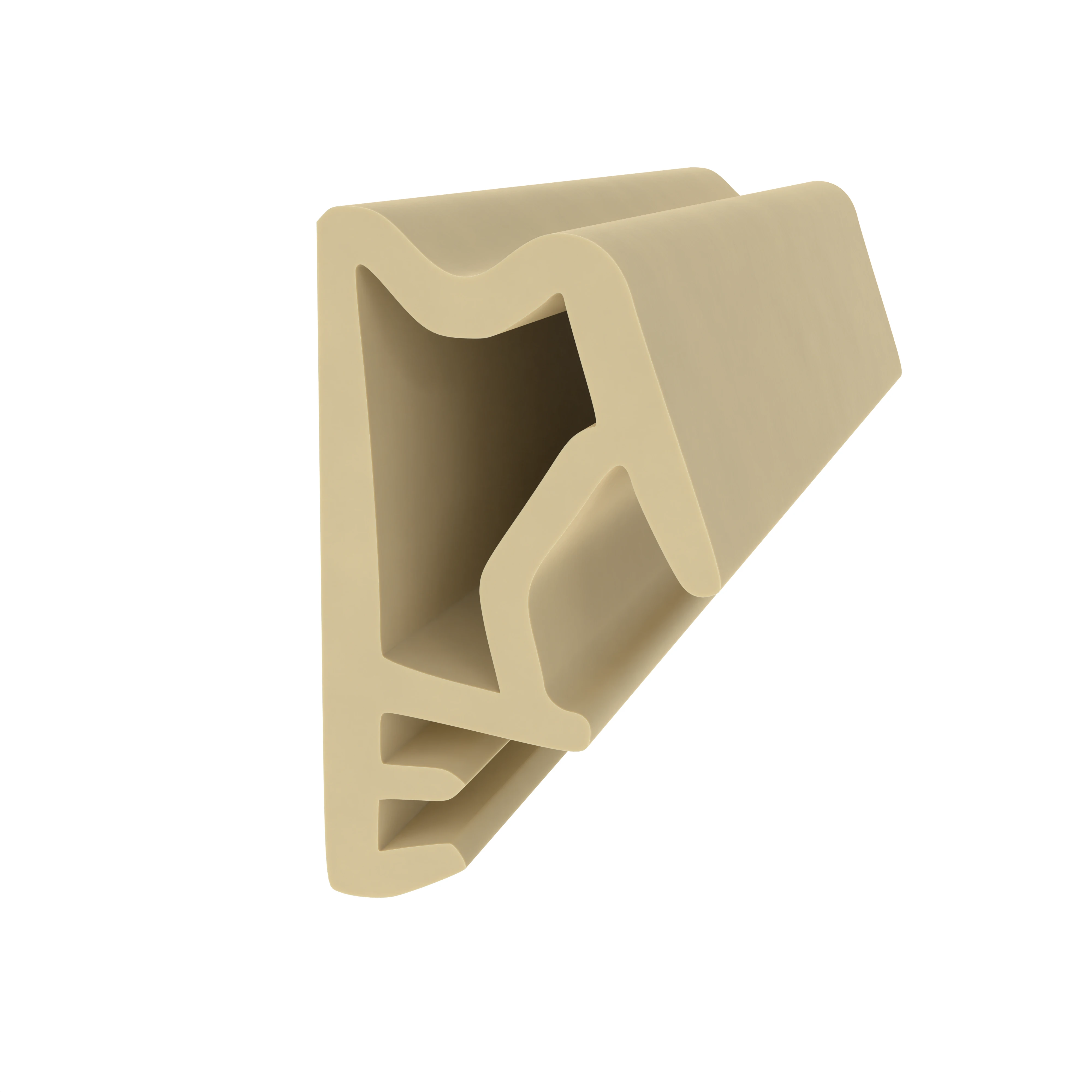 Türrahmen Dichtung - Flügelfalzdichtung für Schörghuber Spezialtüren | 13 mm Höhe | Farbe: beige