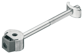 Arbeitsplattenverbinder für Topfbohrung | Bolzenlänge: 102 mm | Oberfläche: verzinkt