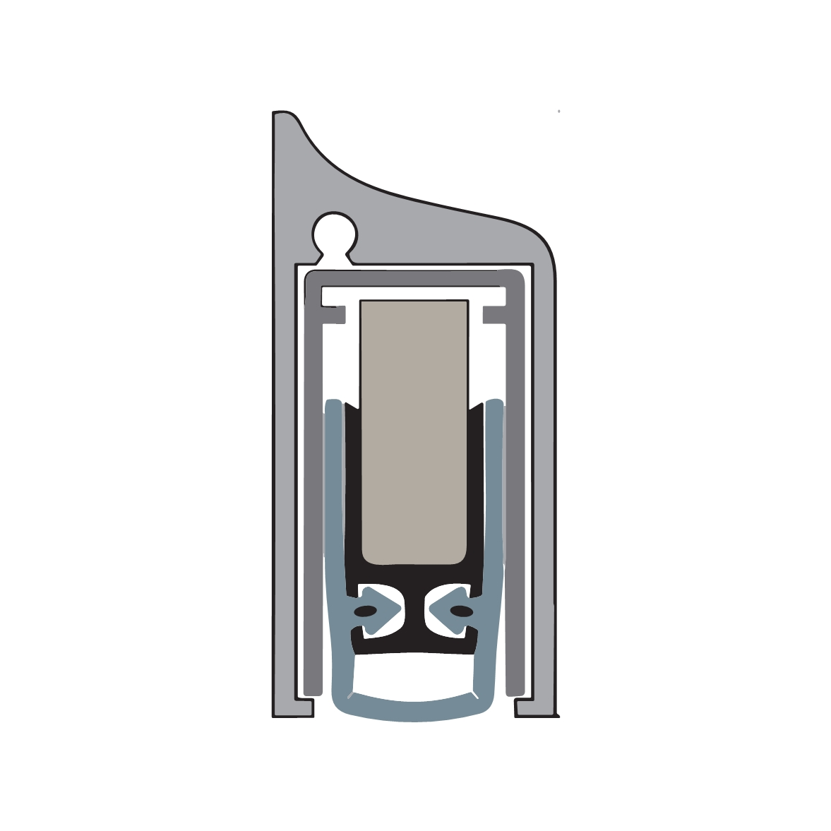Absenkdichtungen - Planet KG-S Absenkdichtung | Länge: 1084 mm