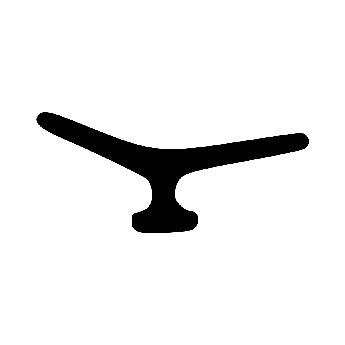 Anschlagdichtung mit Lippe und profiliertem Fuß | 15 mm Breite |  Farbe: schwarz