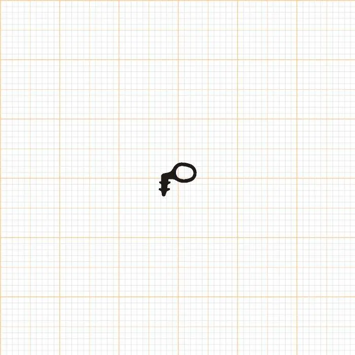 Dichtung für Schubkästen und Schränke in schwarz