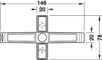Fenster-Zusatzschloss | Modell: Abus 2420 | Farbe: braun