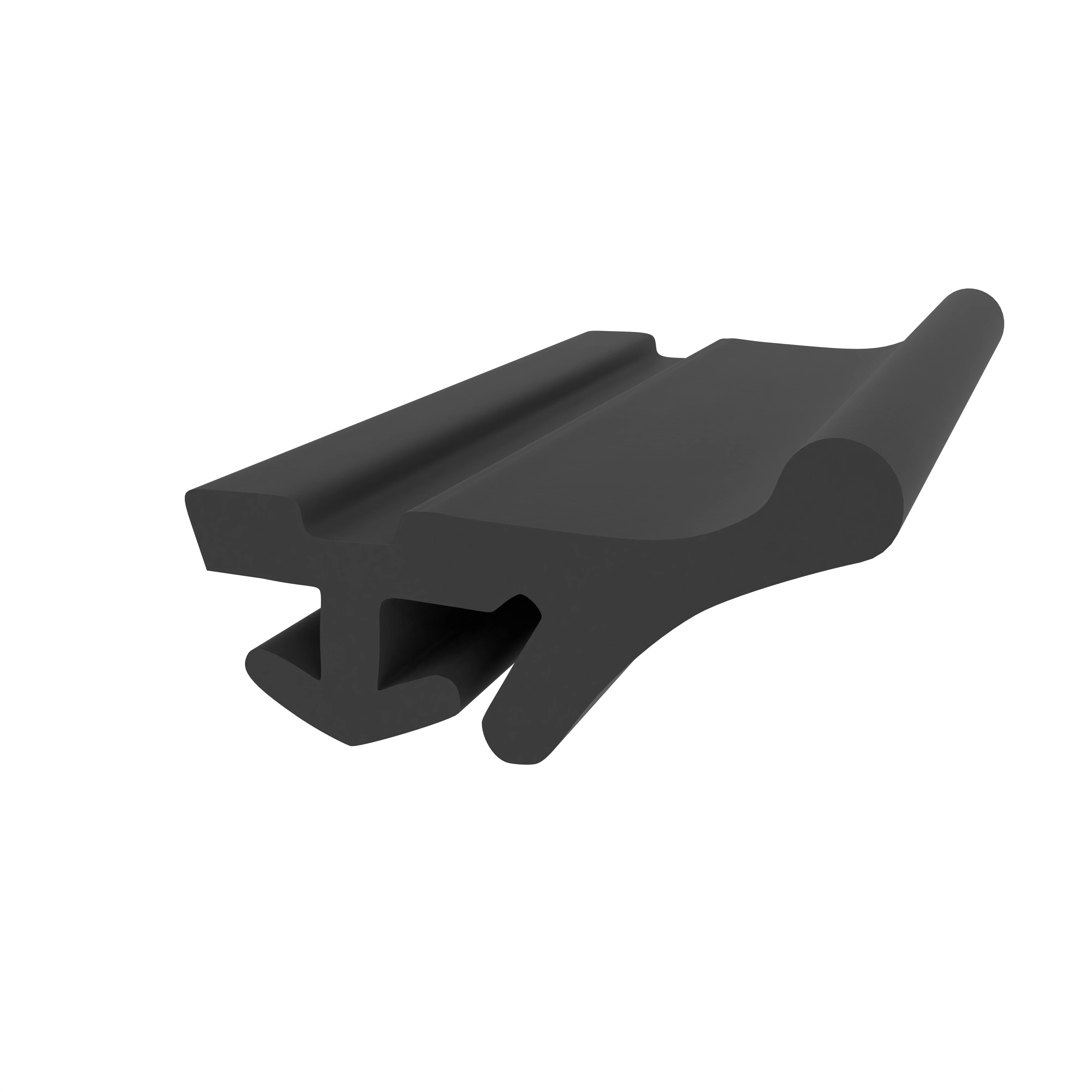 Anschlagdichtung für seitlichen Anschlag | 15 mm Höhe | Farbe: schwarz  Anschlagdichtung für seitlichen Anschlag | 15 mm Höhe | Farbe: schwarz