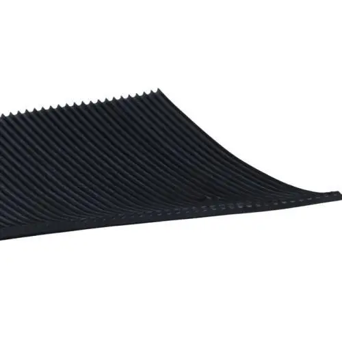Anti-Vibrationsmatten - Feinriefenmatte | Dicke: 3 mm | Farbe: Schwarz