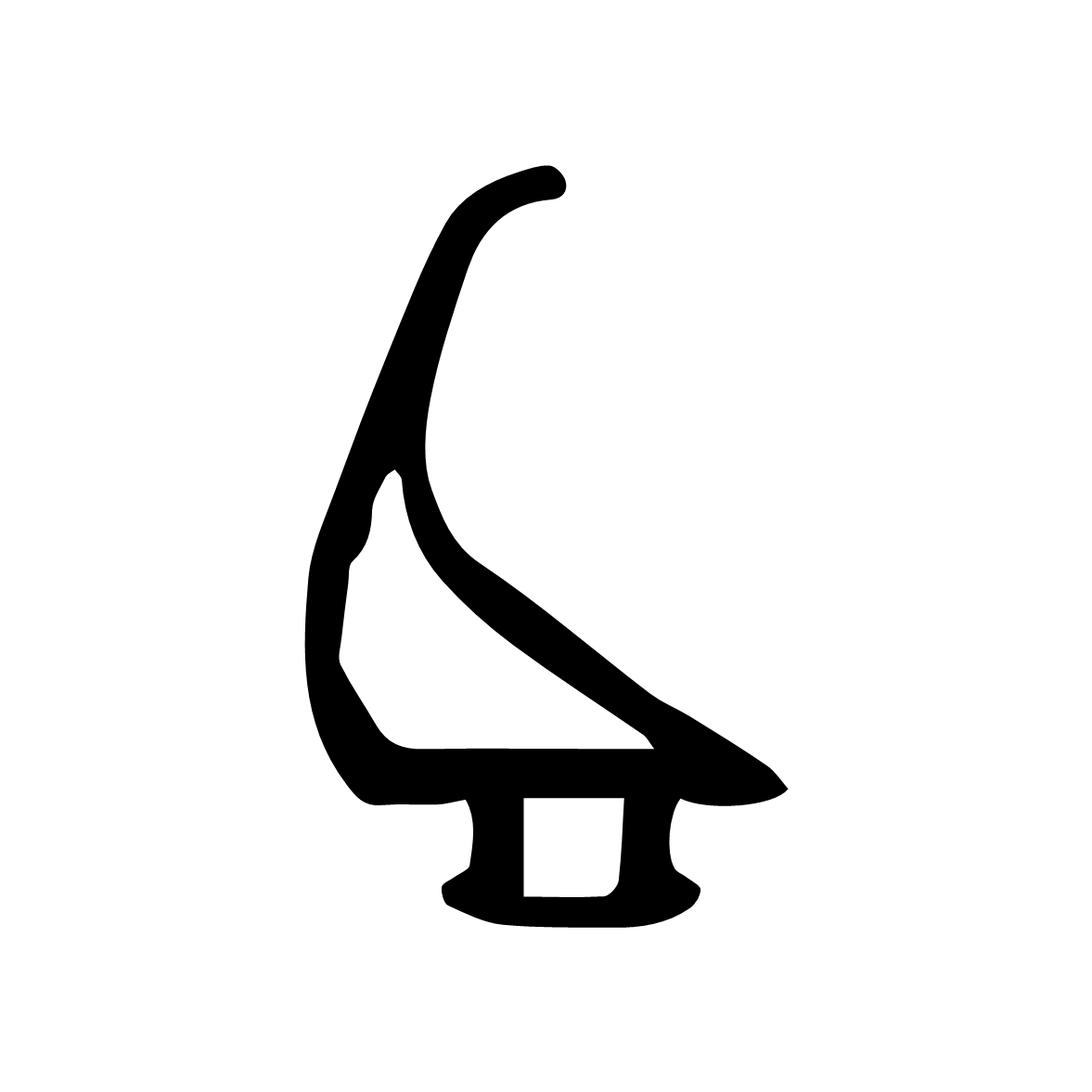 Anschlagdichtung mit Schlauch in schwarz