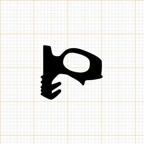 Mitteldichtungen - Mitteldichtung für Metall- und Alufenster | 18 mm Höhe | Farbe: schwarz