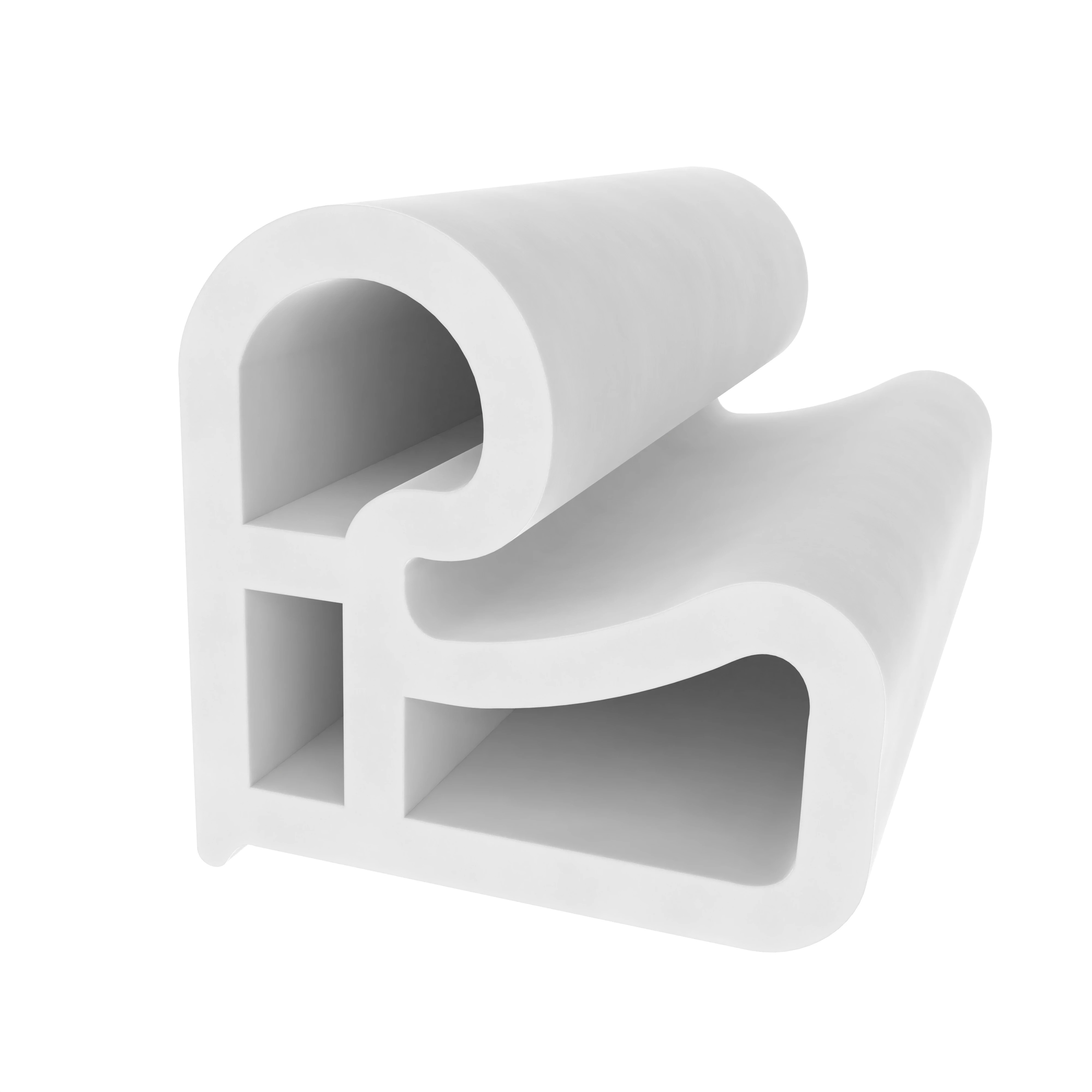 Stahlzargendichtung für Stahlrahmen | 15 mm Höhe | Farbe: weiß Stahlzargendichtung für Stahlrahmen | 15 mm Höhe | Farbe: weiß