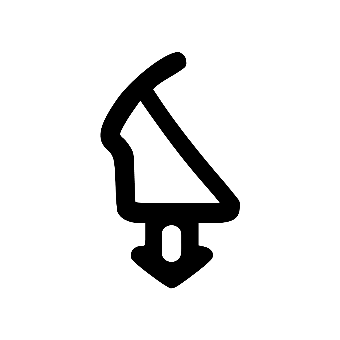 Lippendichtungen - Anschlagdichtung mit Schlauch für VEKA Fenster | 15,5 mm Höhe | Farbe: schwarz