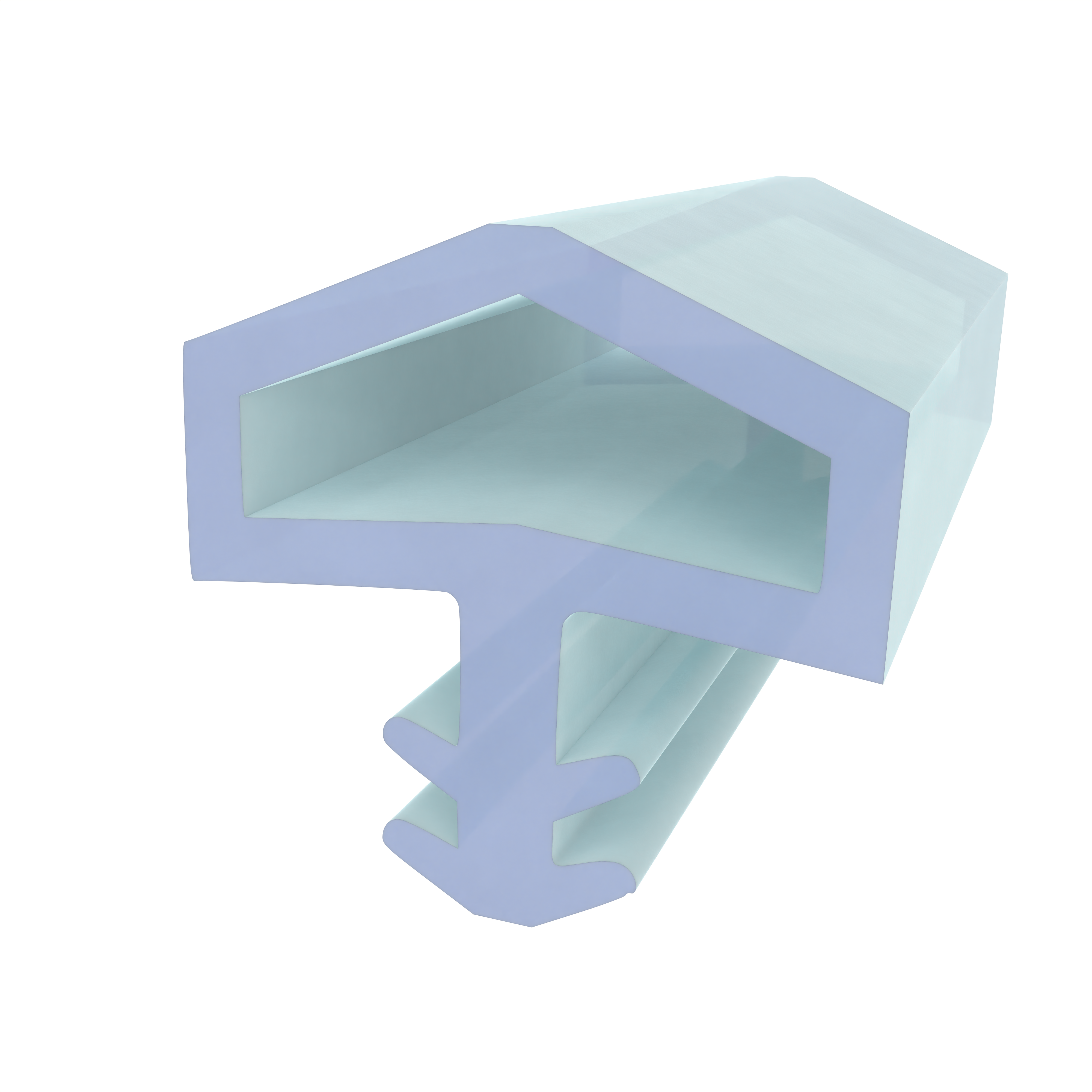 Holzzargendichtung für Zimmertüren | 4 mm Nut | Farbe: transparent