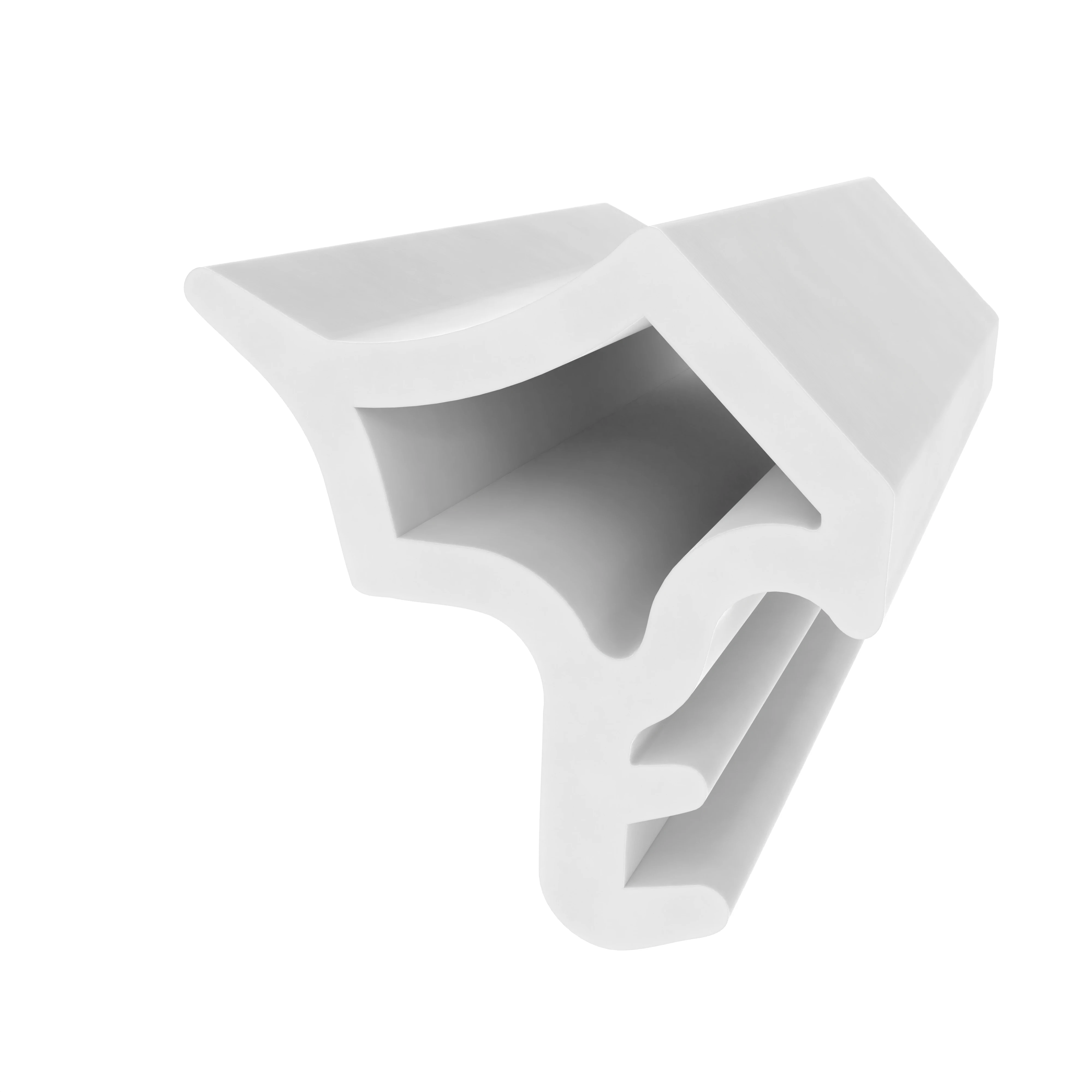 Stahlzargendichtung für Stahlprofile | 15 mm Breite | Farbe: weiß Stahlzargendichtung für Stahlprofile | 15 mm Breite | Farbe: weiß