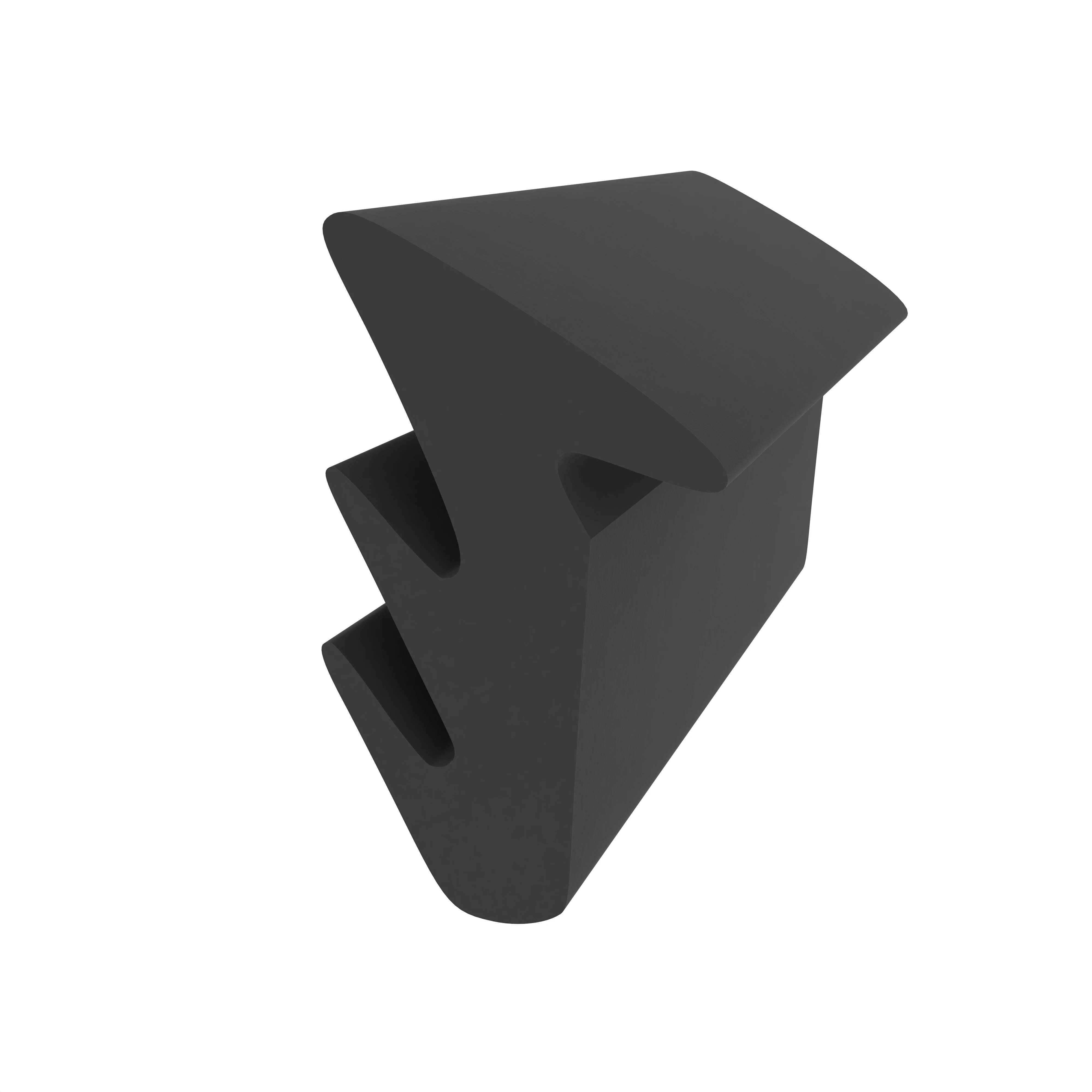 Verglasungsdichtungen - Verglasungsdichtung für Fenster | 6,5 mm Breite | Farbe: schwarz