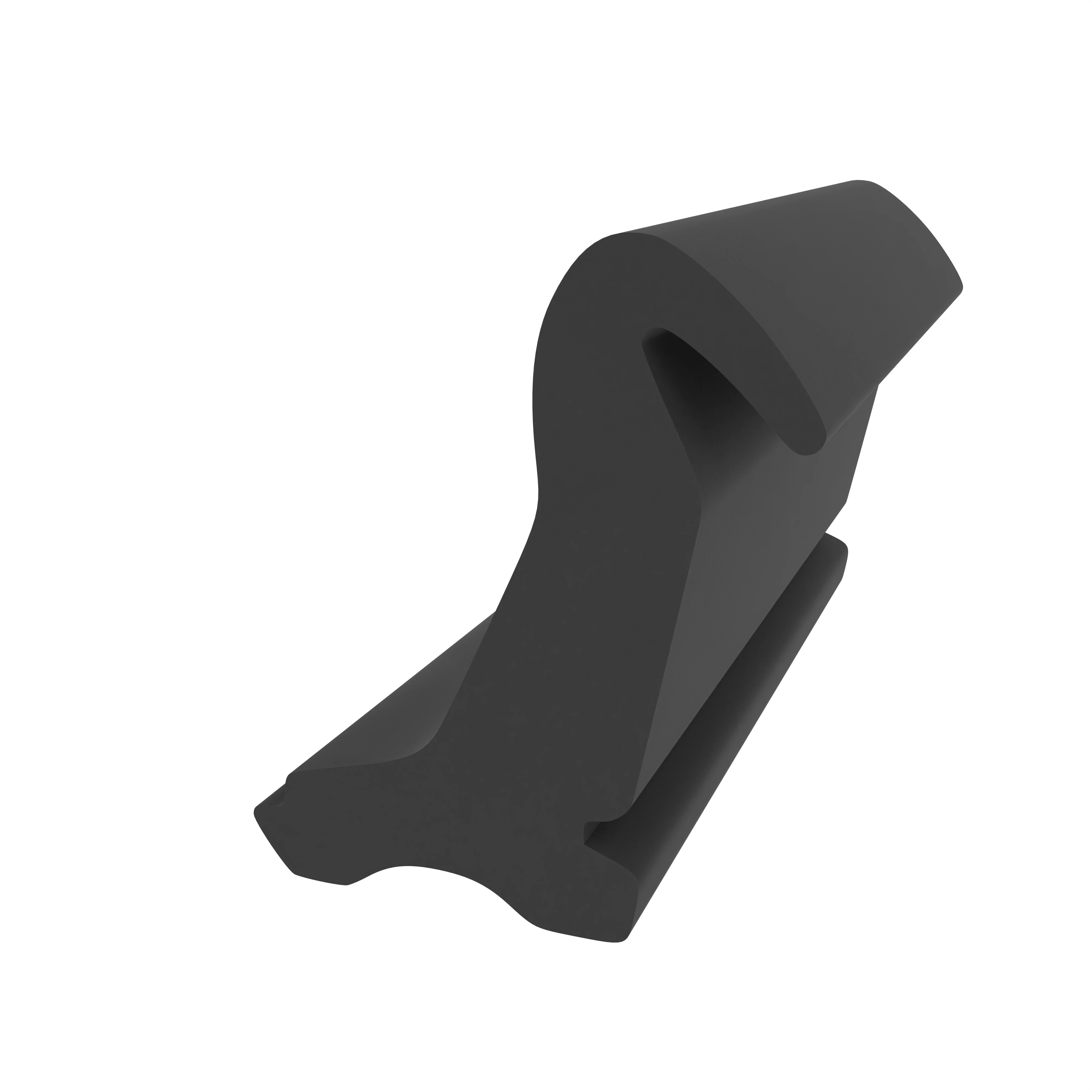 Mitteldichtung für Metall- und Alufenster | 15 mm Höhe | Farbe: schwarz Mitteldichtung für Metall- und Alufenster | 15 mm Höhe | Farbe: schwarz