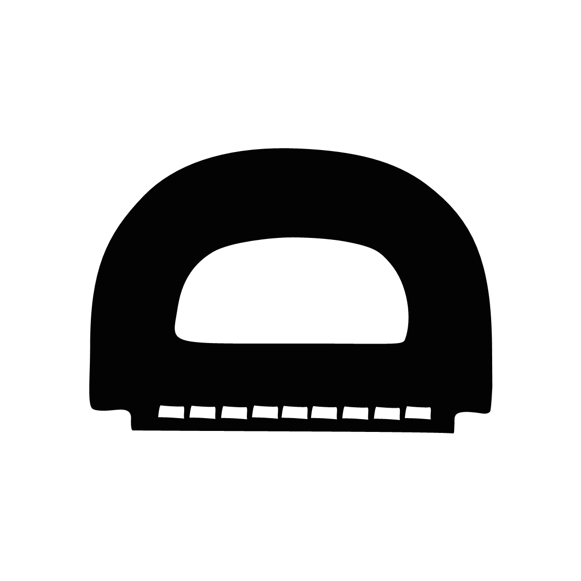 Türdichtung selbstklebend - Klebedichtung mit D-Profil | Spaltbreite: 4 – 6 mm | Farbe: weiß