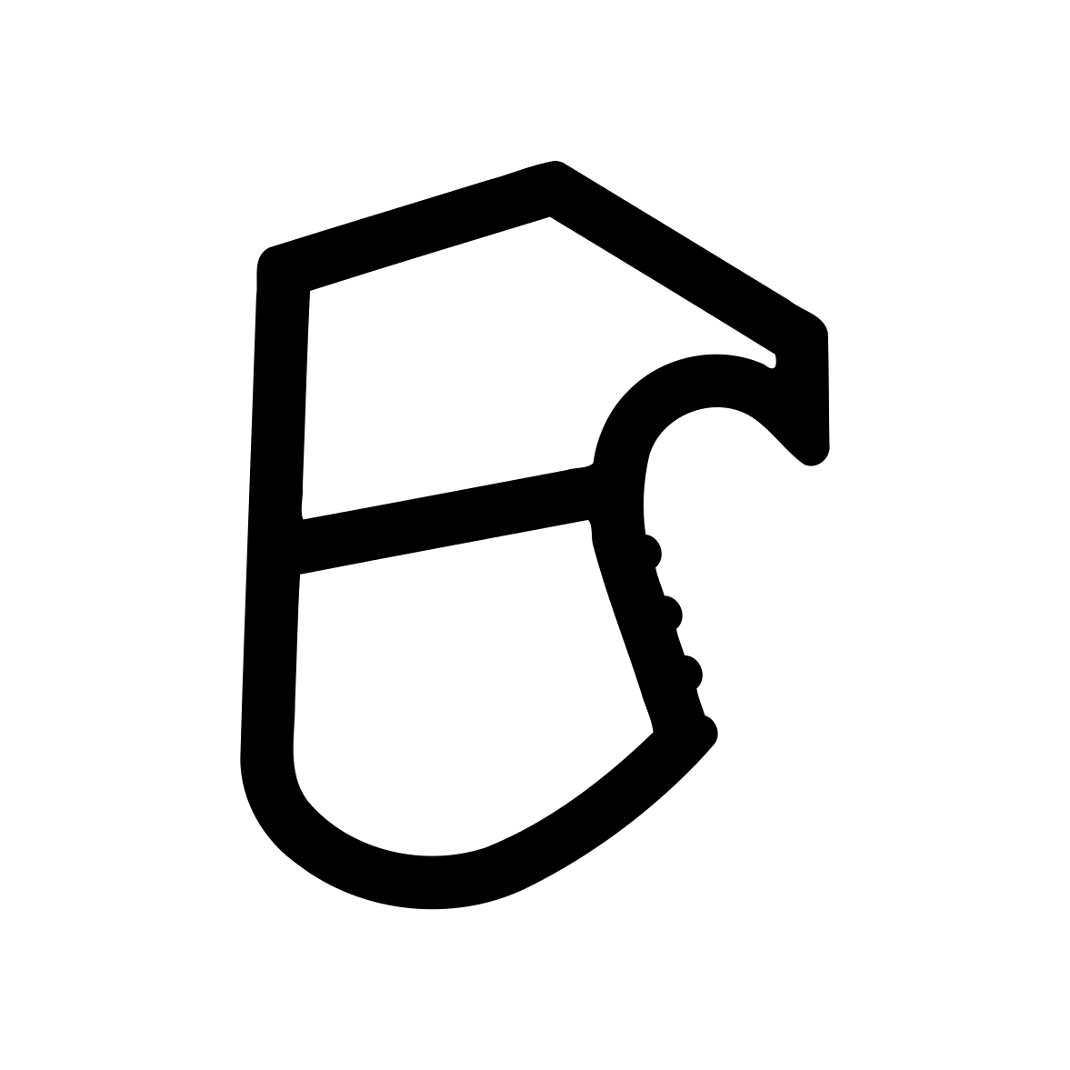 Türrahmen Dichtung - Stahlzargendichtung für Stahlzargen | 19 mm Höhe | Farbe: weiß